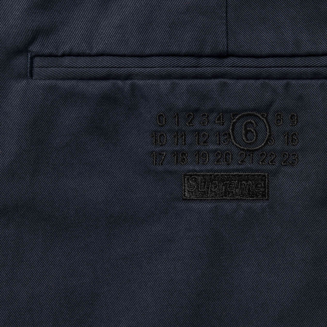 Supreme Supreme MM6 Maison Margiela Washed Cotton Suit (SS24) - Navy - $898
