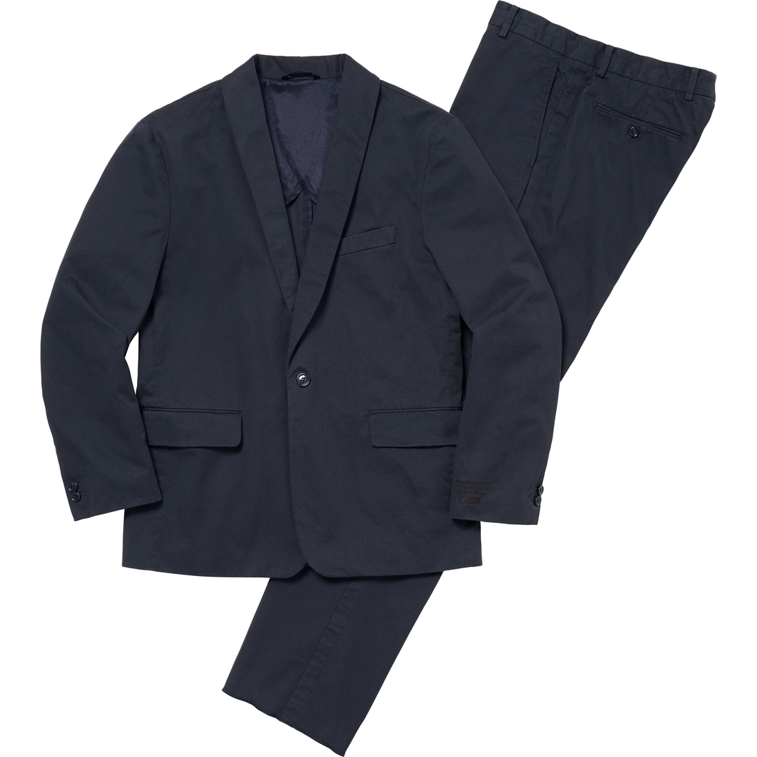 Supreme Supreme MM6 Maison Margiela Washed Cotton Suit (SS24) - Navy - $898