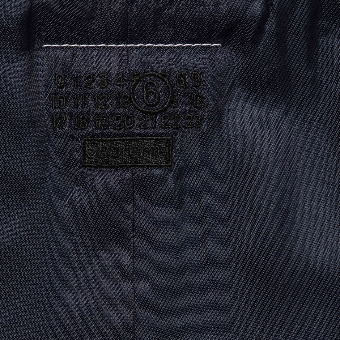 Supreme Supreme MM6 Maison Margiela Washed Cotton Suit Vest (SS24) - Navy - $268