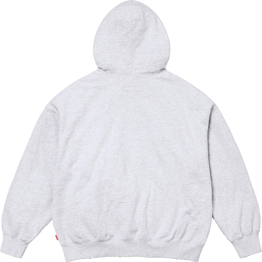 Supreme Supreme MM6 Maison Margiela Zip Up Hooded Sweatshirt (SS24) - Ash Grey - $248