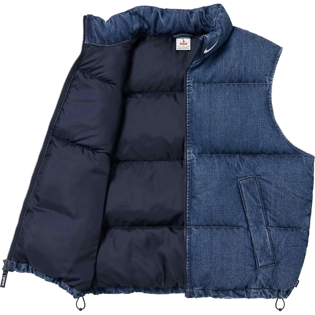 Supreme Supreme Nike Denim Puffer Vest (SS24) - Indigo - $178