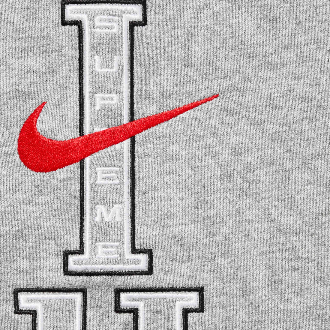 Supreme Supreme Nike Hooded Sweatshirt (SS24) - Heather Grey - $148