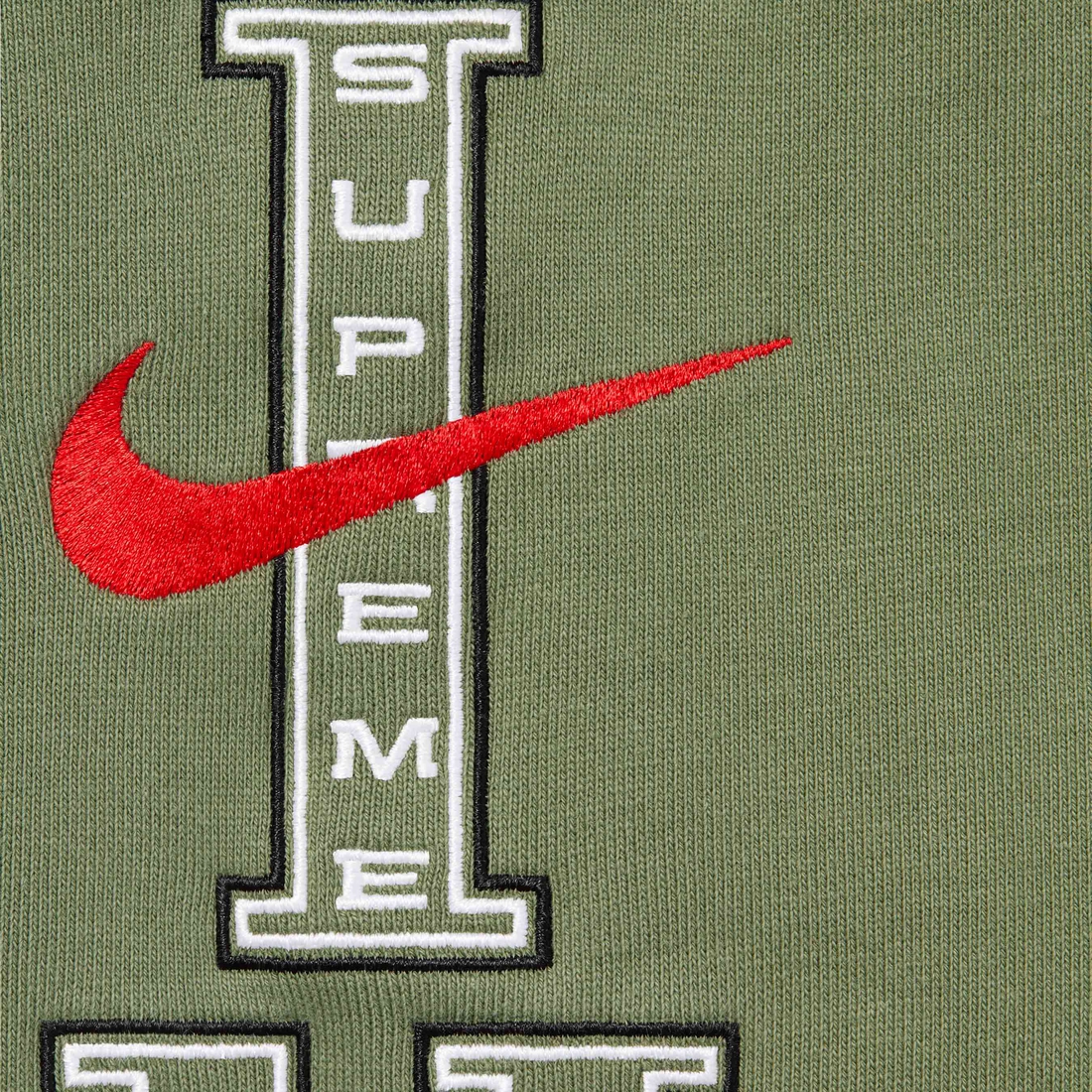 Supreme Supreme Nike Hooded Sweatshirt (SS24) - Olive - $148