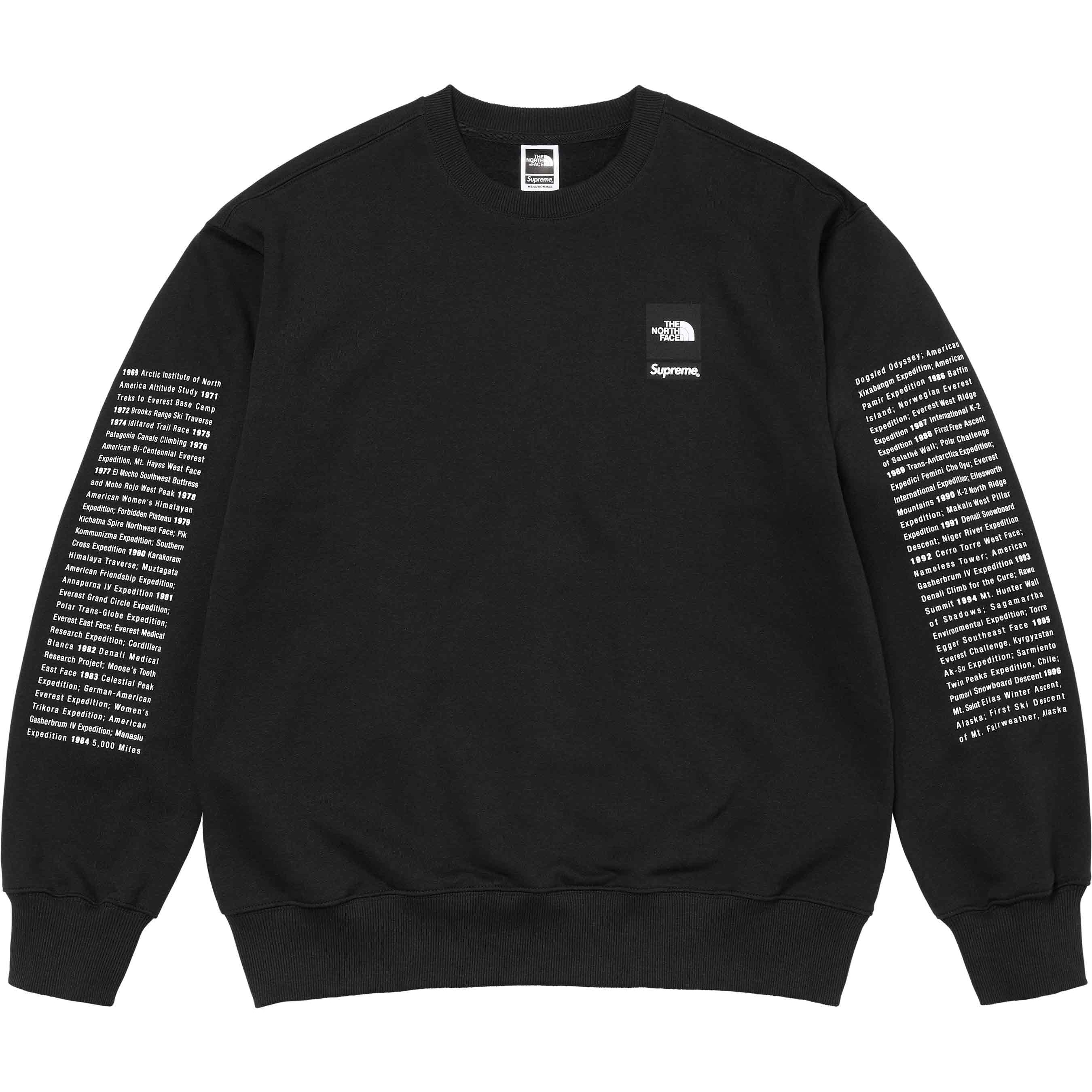 Supreme Supreme The North Face Crewneck (SS24) - Black - $138