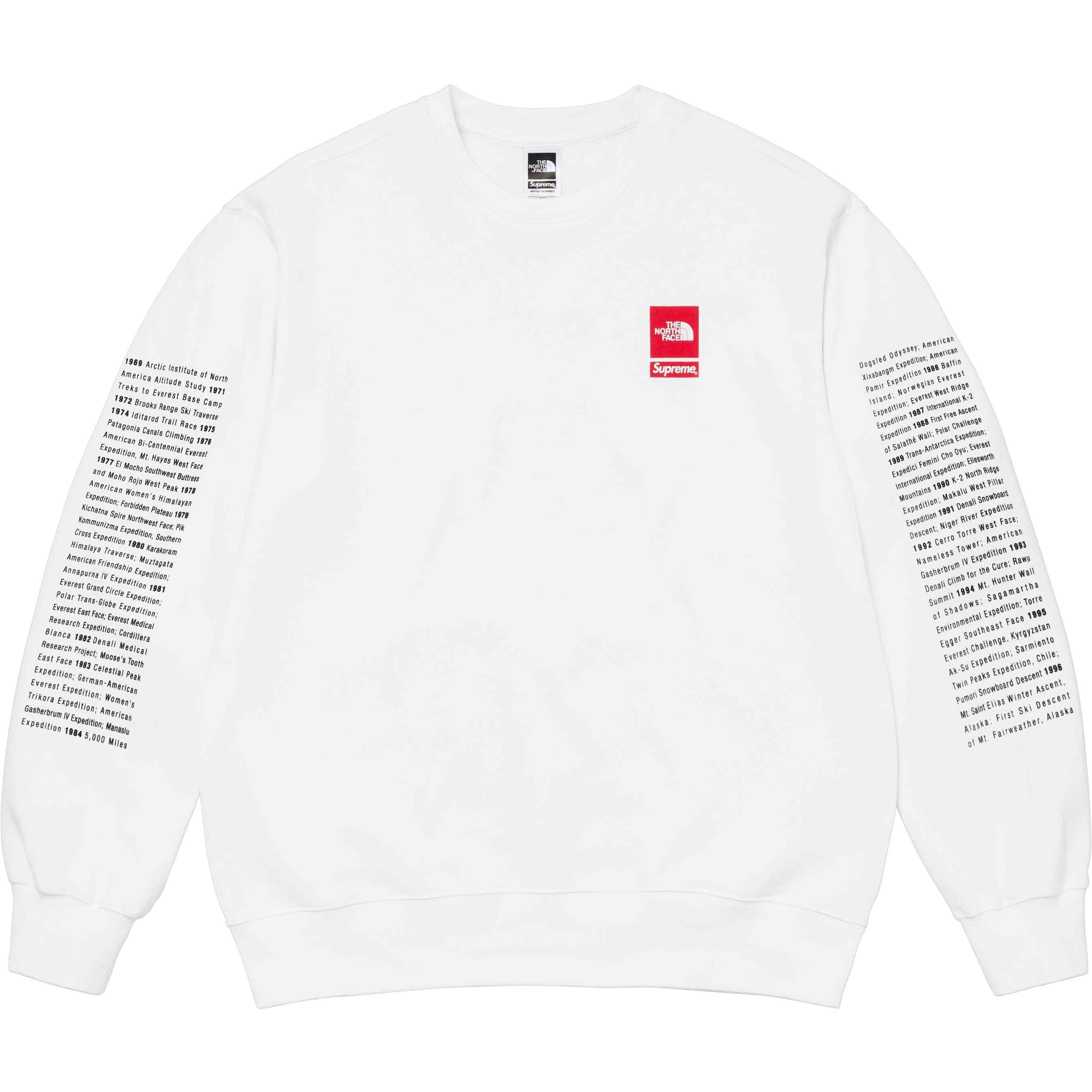 Supreme Supreme The North Face Crewneck (SS24) - White - $138