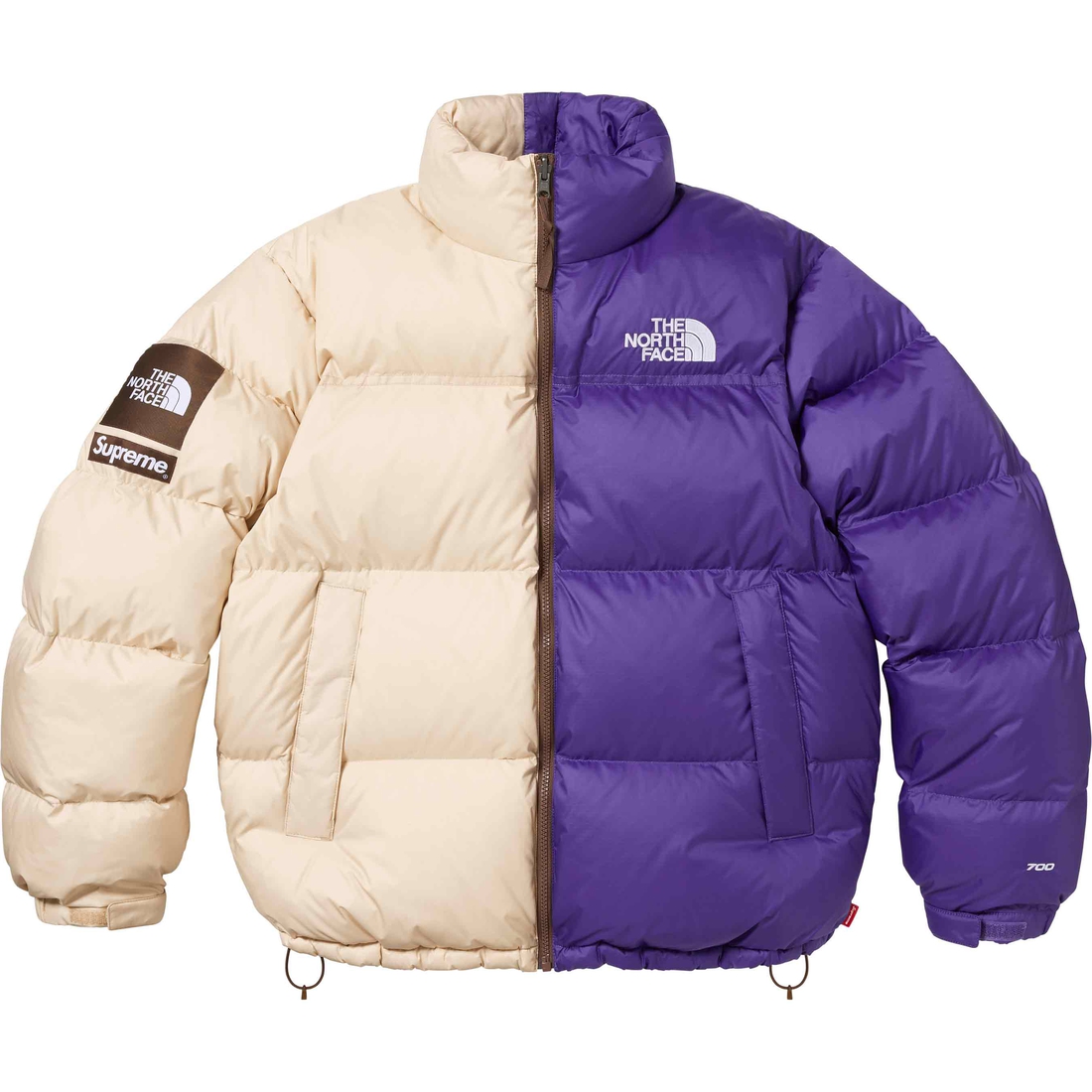 Supreme Supreme The North Face Split Nuptse Jacket (SS24) - Tan - $398