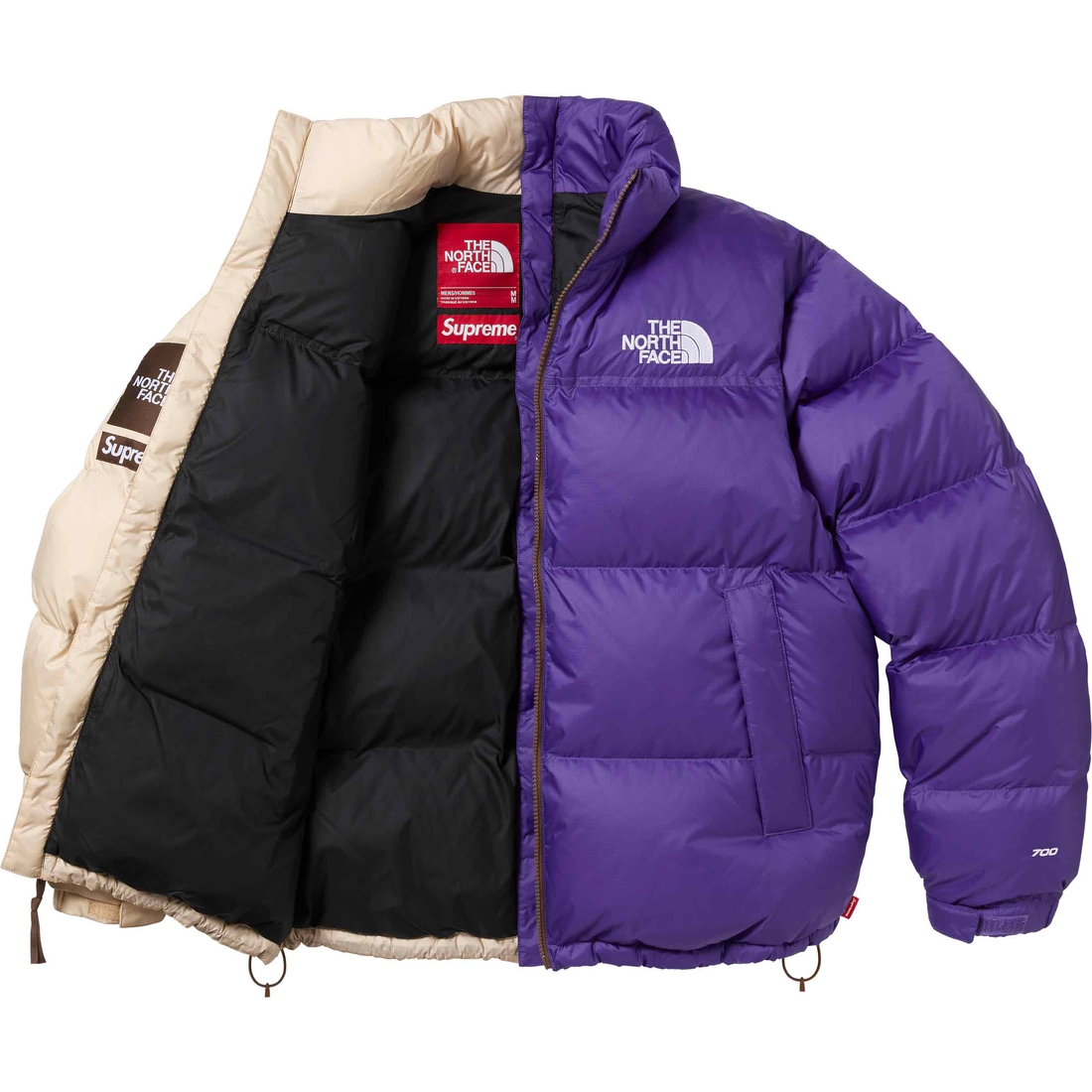 Supreme Supreme The North Face Split Nuptse Jacket (SS24) - Tan - $398