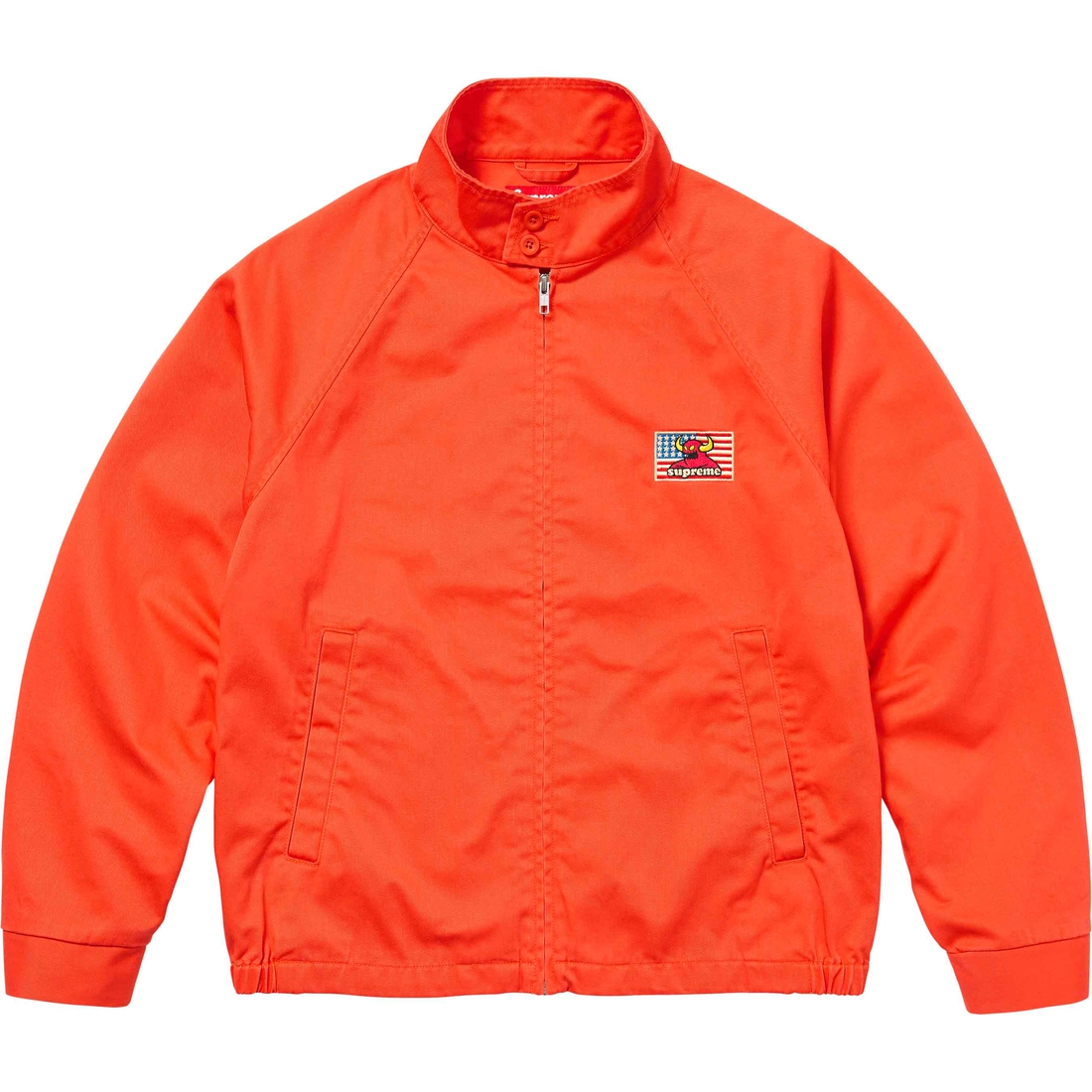 Supreme Supreme Toy Machine Harrington Jacket (SS24) - Bright Orange - $188