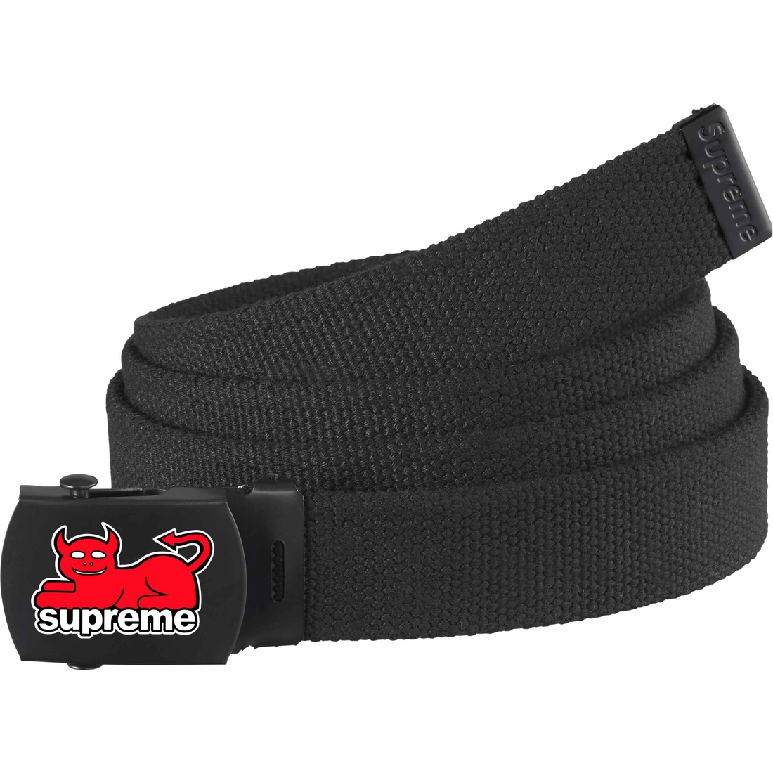 Supreme Supreme Toy Machine Webbing Belt (SS24) - Black - $38