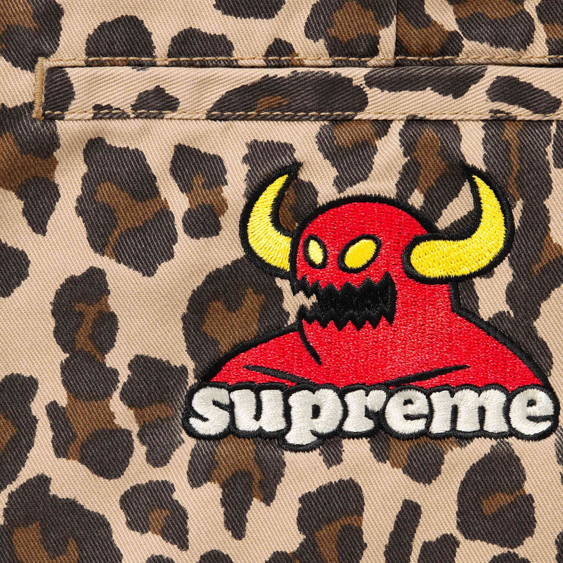Supreme Supreme Toy Machine Work Pant (SS24) - Leopard - $138