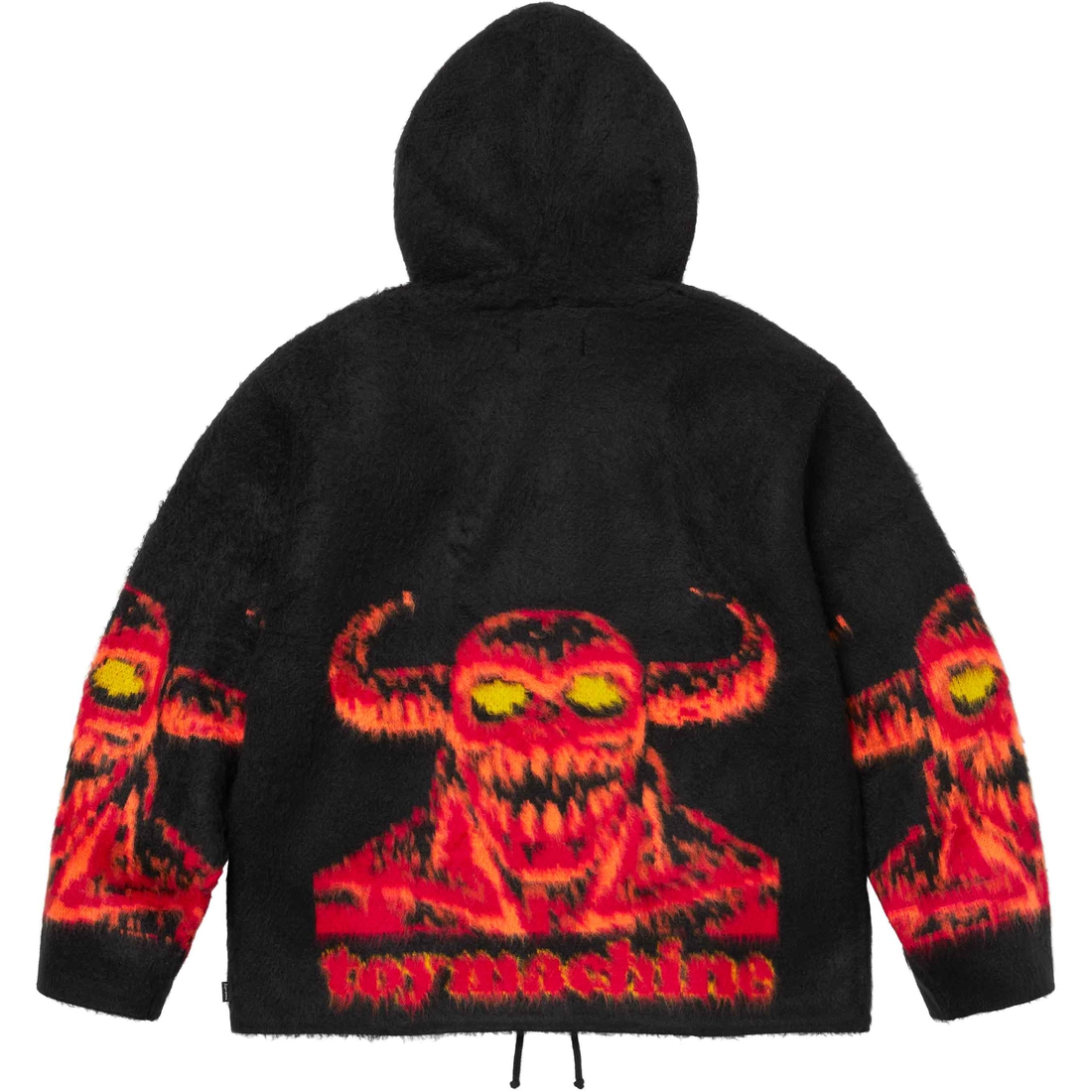 Supreme Supreme Toy Machine Zip Up Hooded Sweater (SS24) - Black - $228