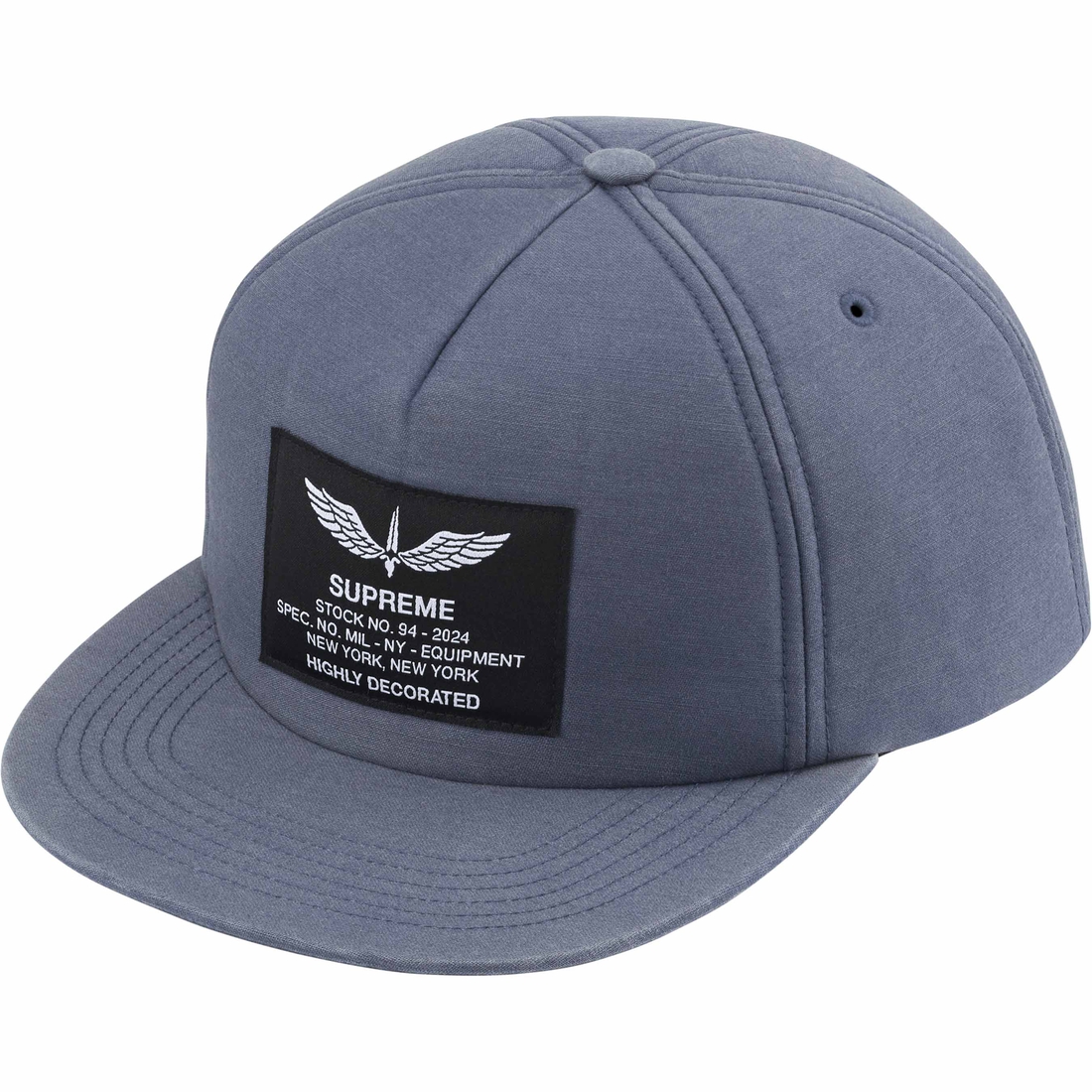 Supreme Surplus 5-Panel (SS24) - Navy - $48