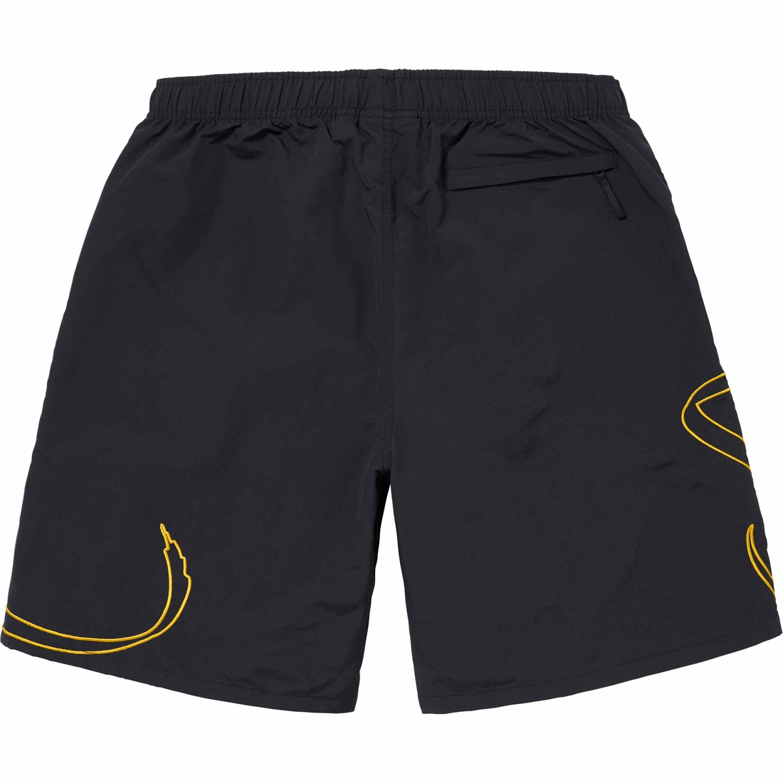 Supreme Tag Nylon Short (SS24) - Black - $110