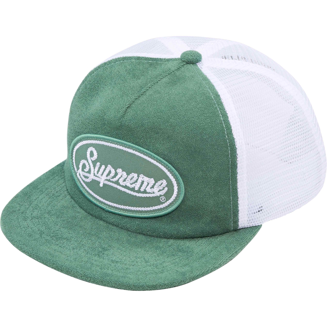 Supreme Terry Mesh Back 5-Panel (SS24) - Work Teal - $48