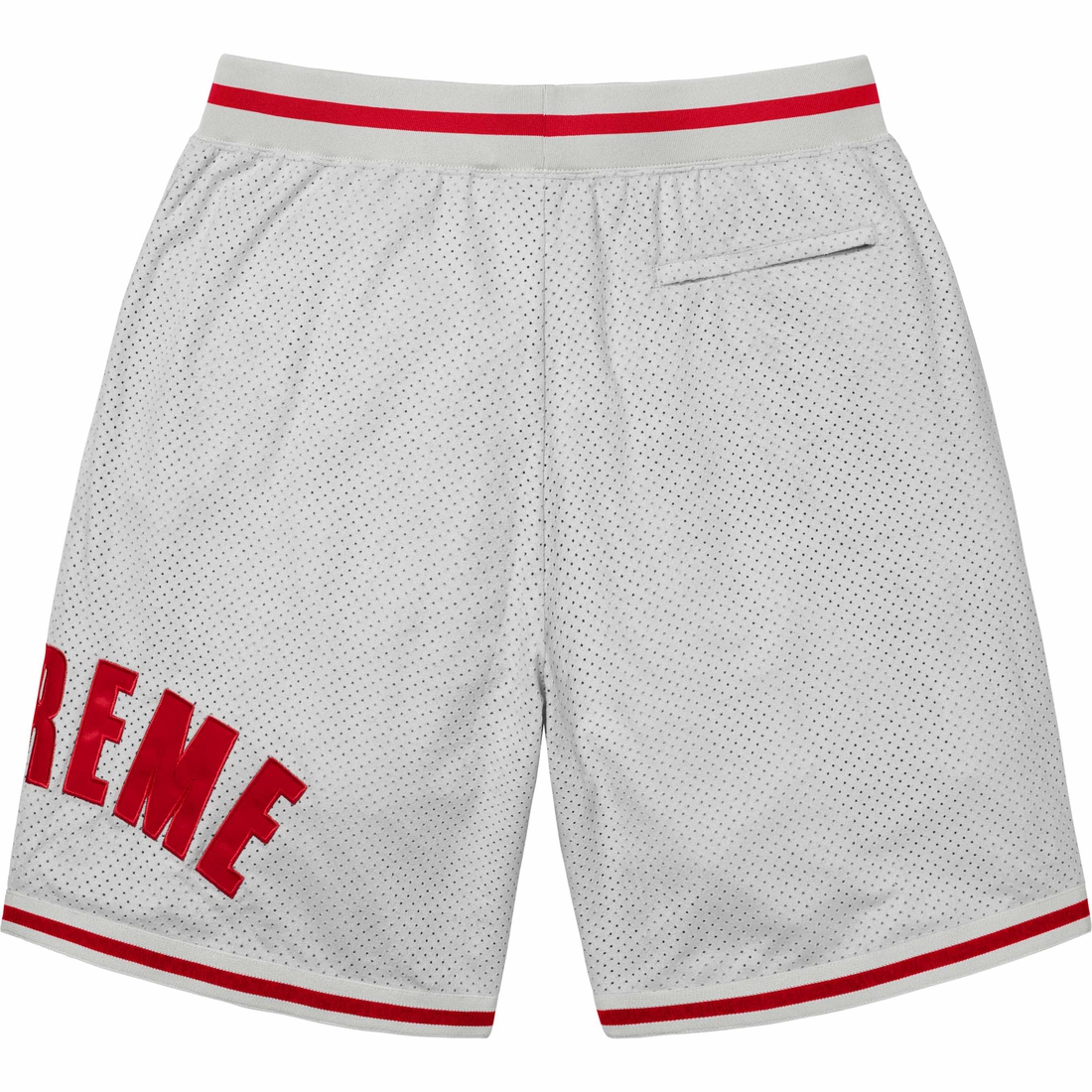 Supreme Ultrasuede Mesh Short (SS24) - Grey - $110