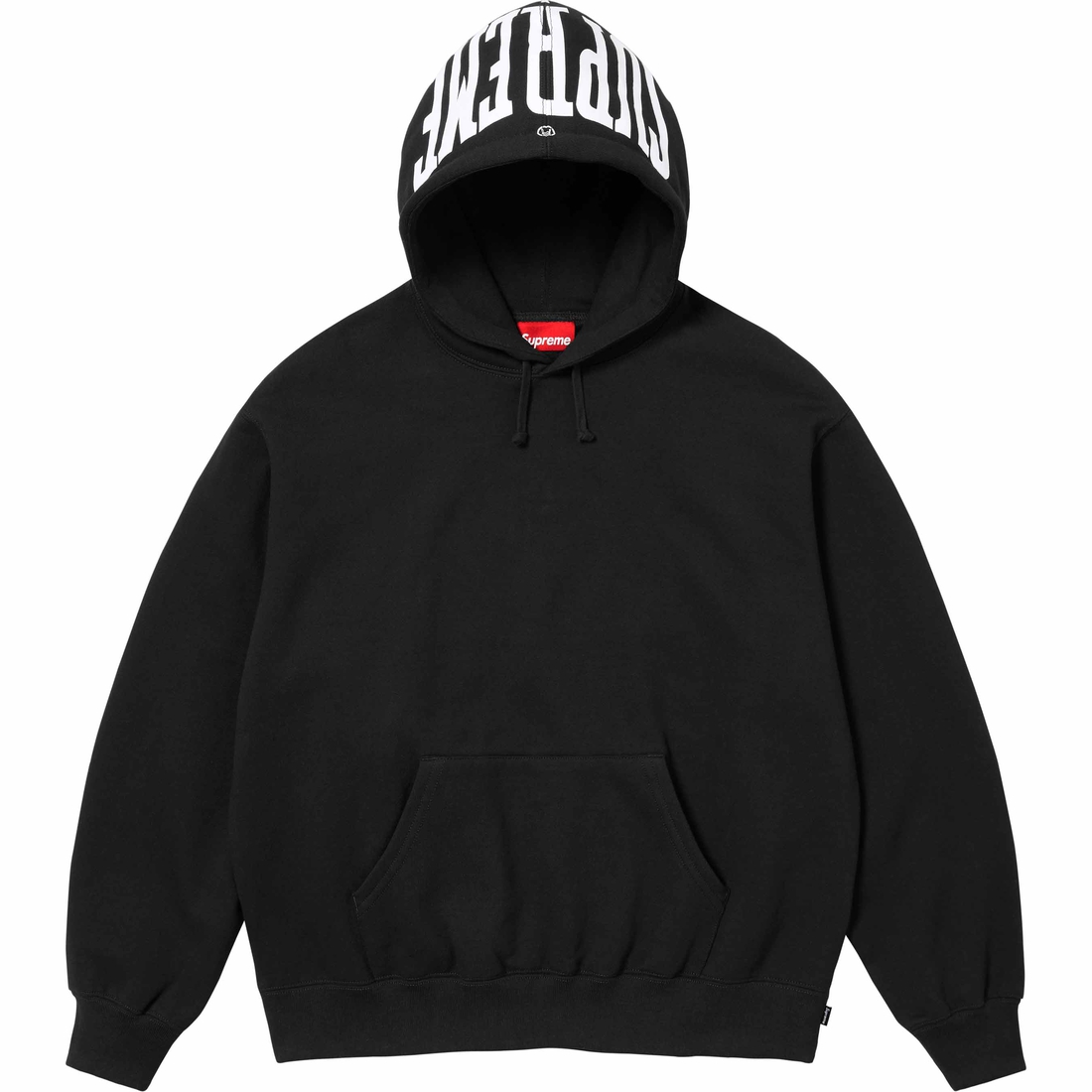Supreme Warm Up Hooded Sweatshirt (SS24) - Black - $158