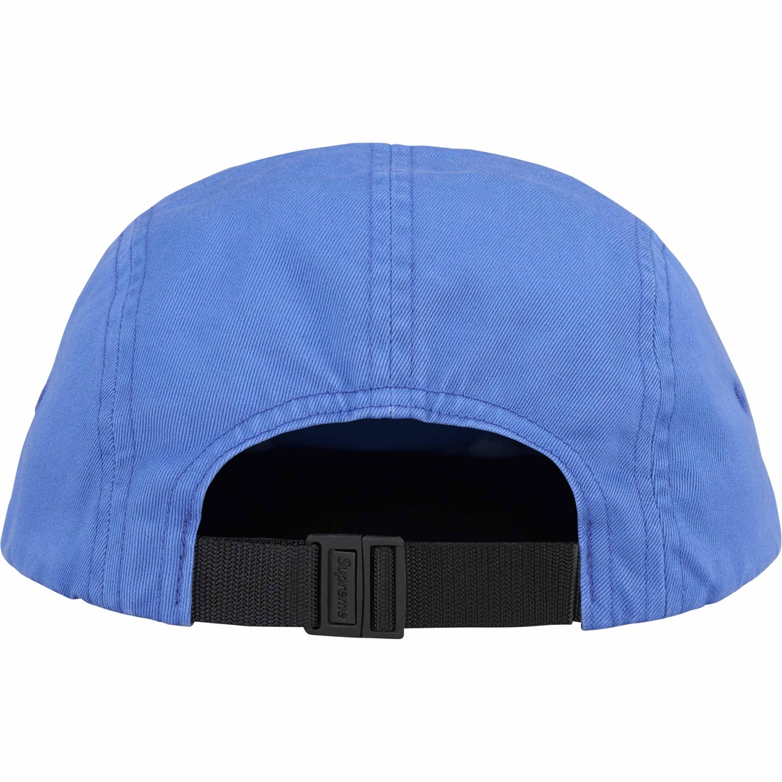 Supreme Washed Chino Twill Camp Cap (SS24) - Light Royal - $48