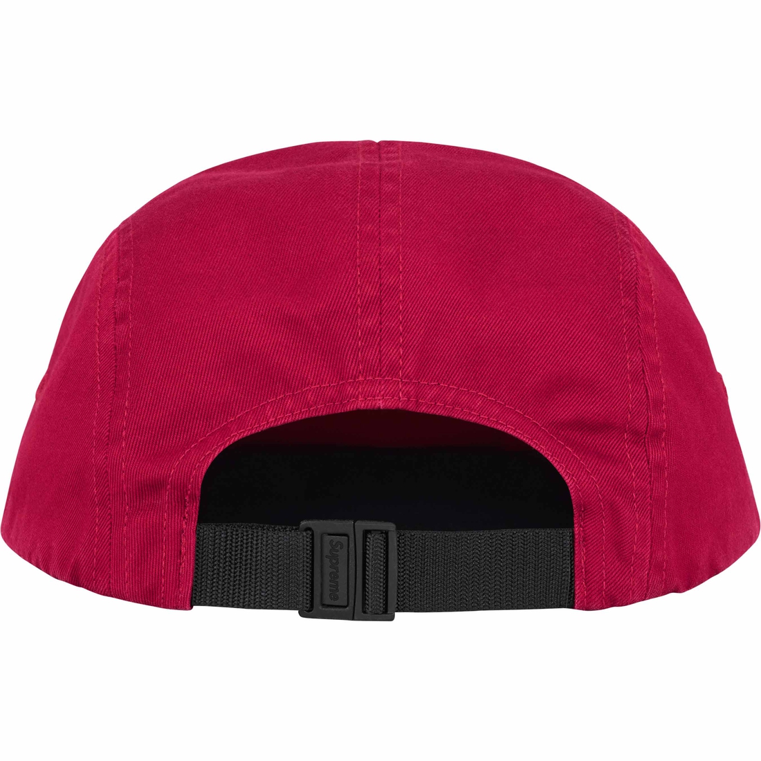 Supreme Washed Chino Twill Camp Cap (SS24) - Red - $48