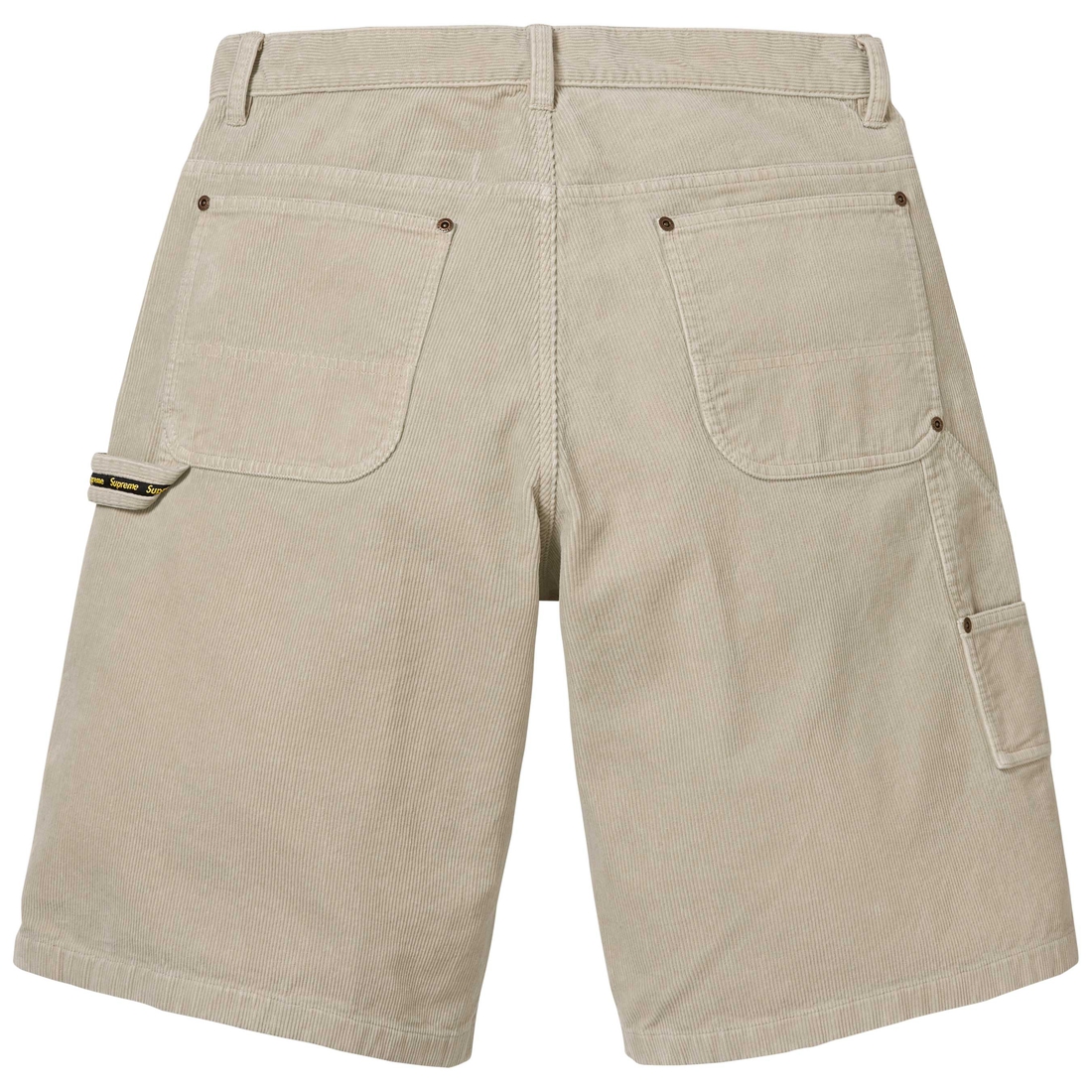 Supreme Washed Corduroy Double Knee Painter Short (SS24) - Tan - $128