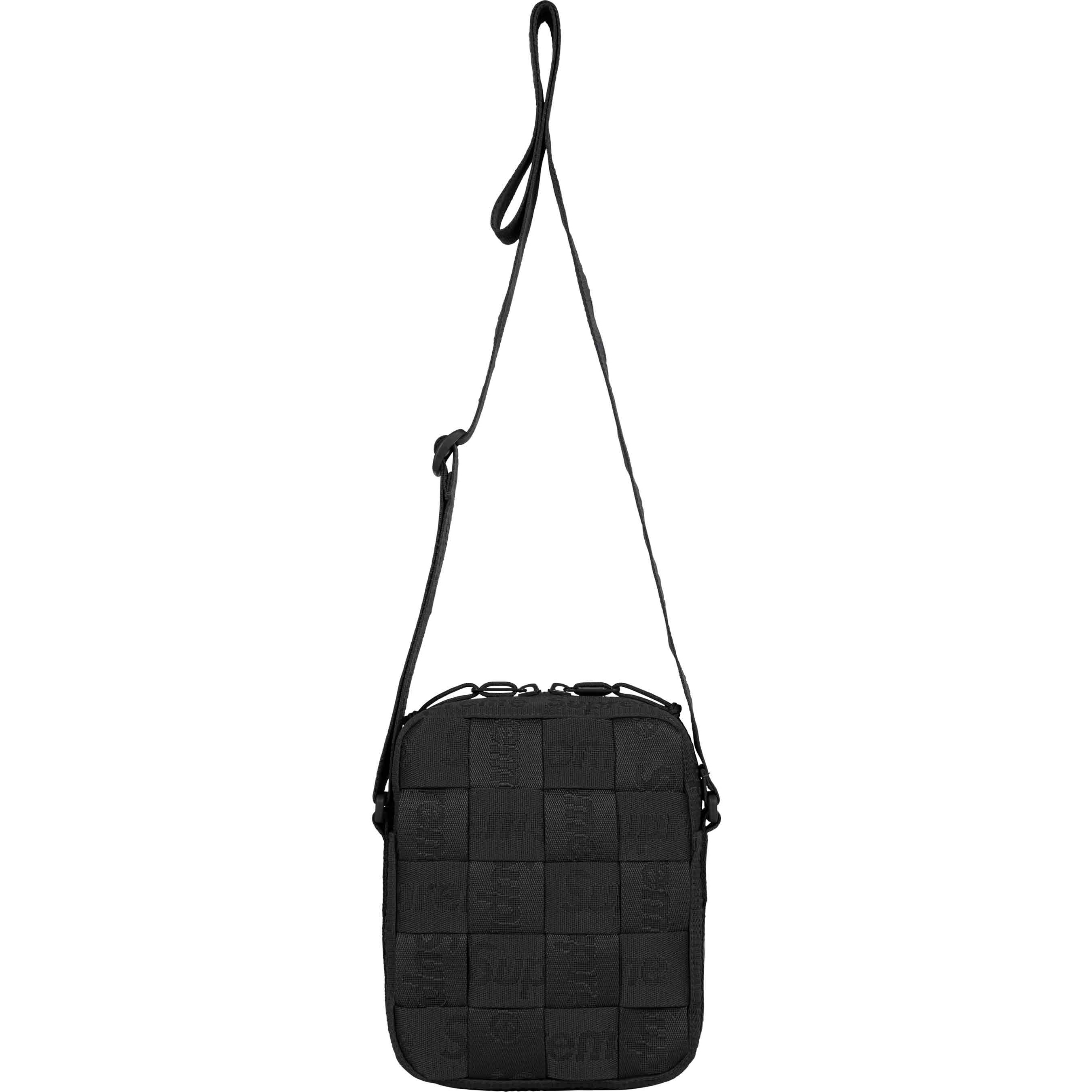 Supreme Woven Shoulder Bag (SS24) - Black - $78