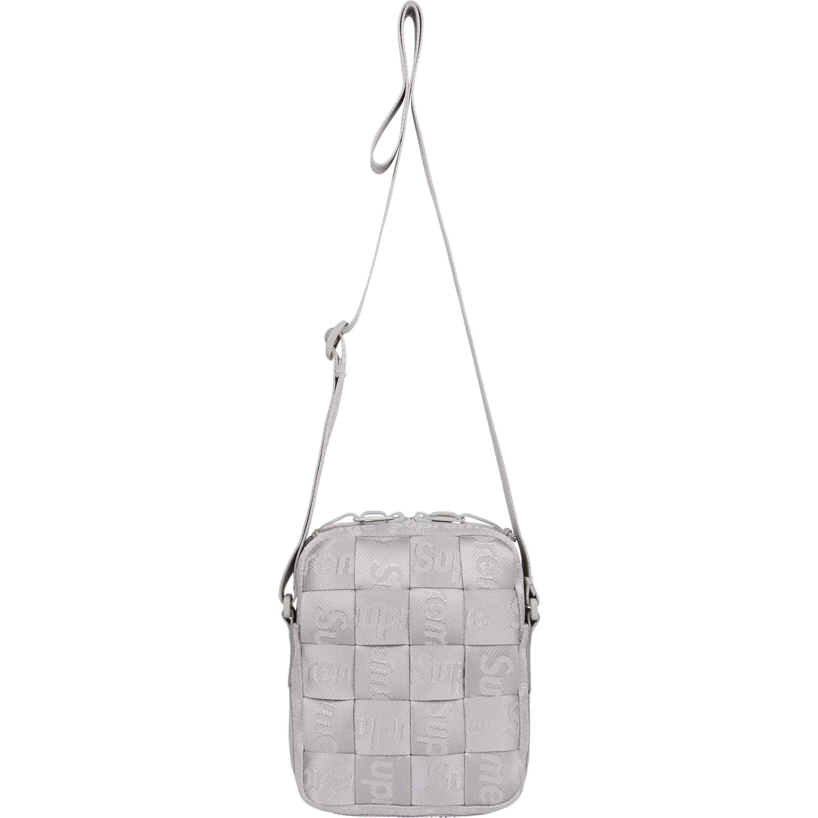 Supreme Woven Shoulder Bag (SS24) - Grey - $78