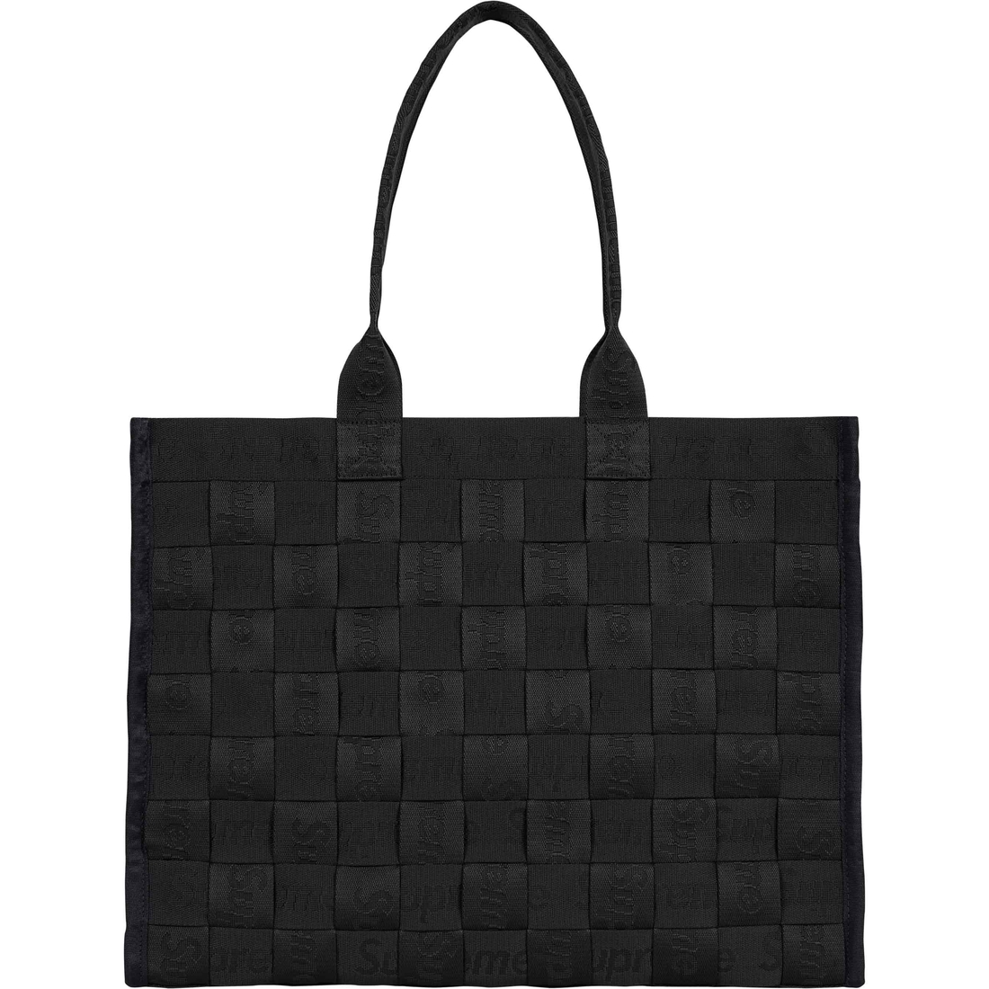 Supreme Woven Tote (SS24) - Black - $158
