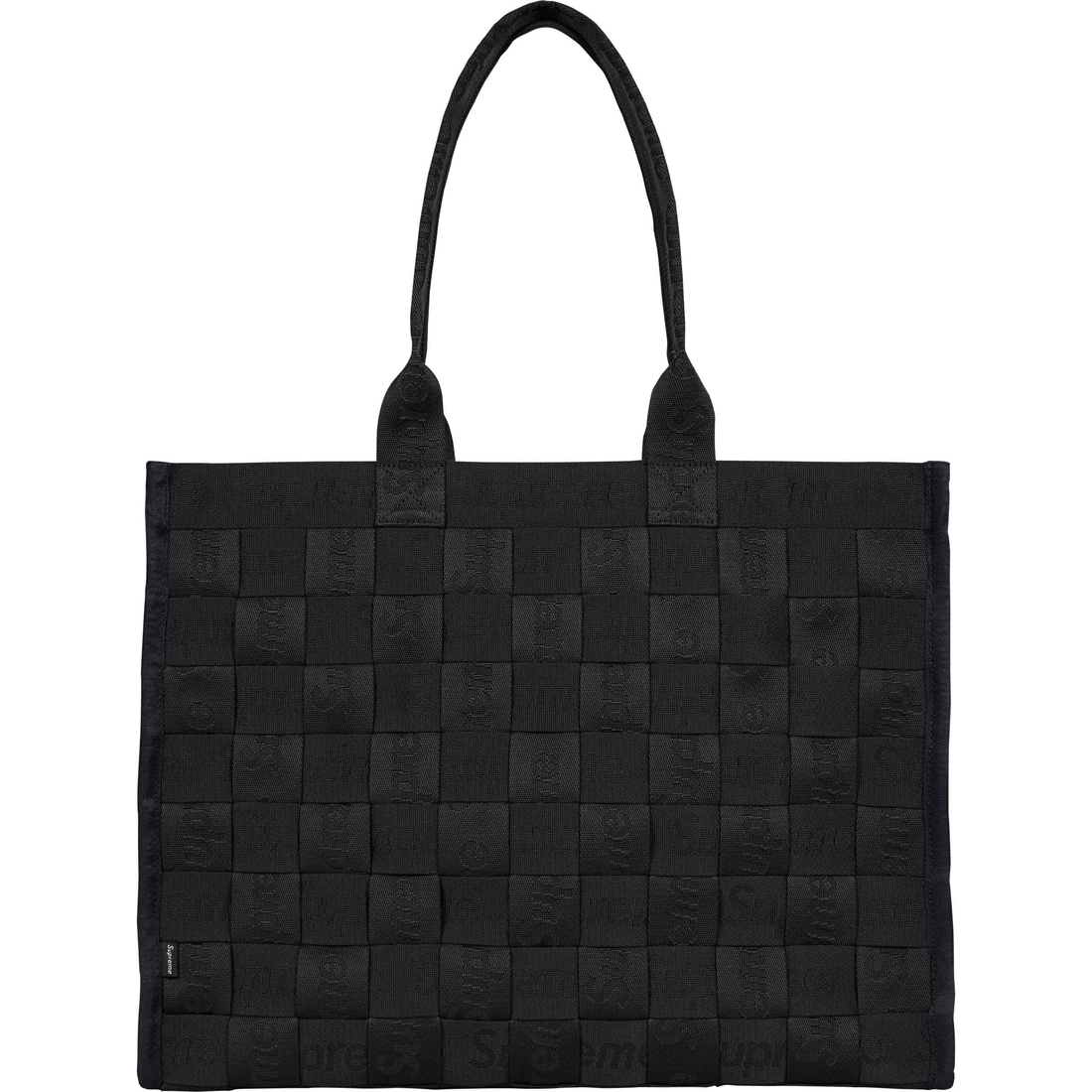 Supreme Woven Tote (SS24) - Black - $158