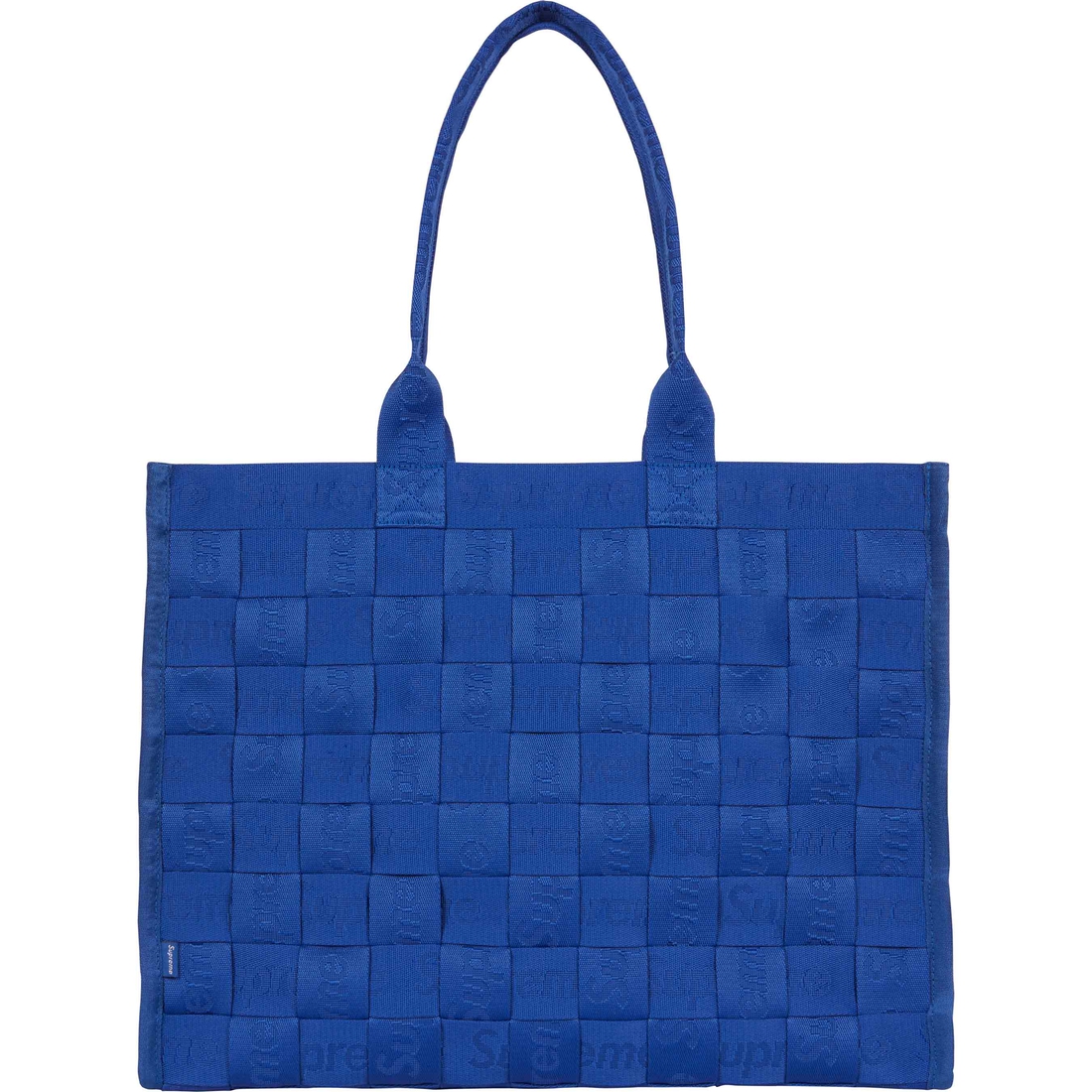 Supreme Woven Tote (SS24) - Royal - $158
