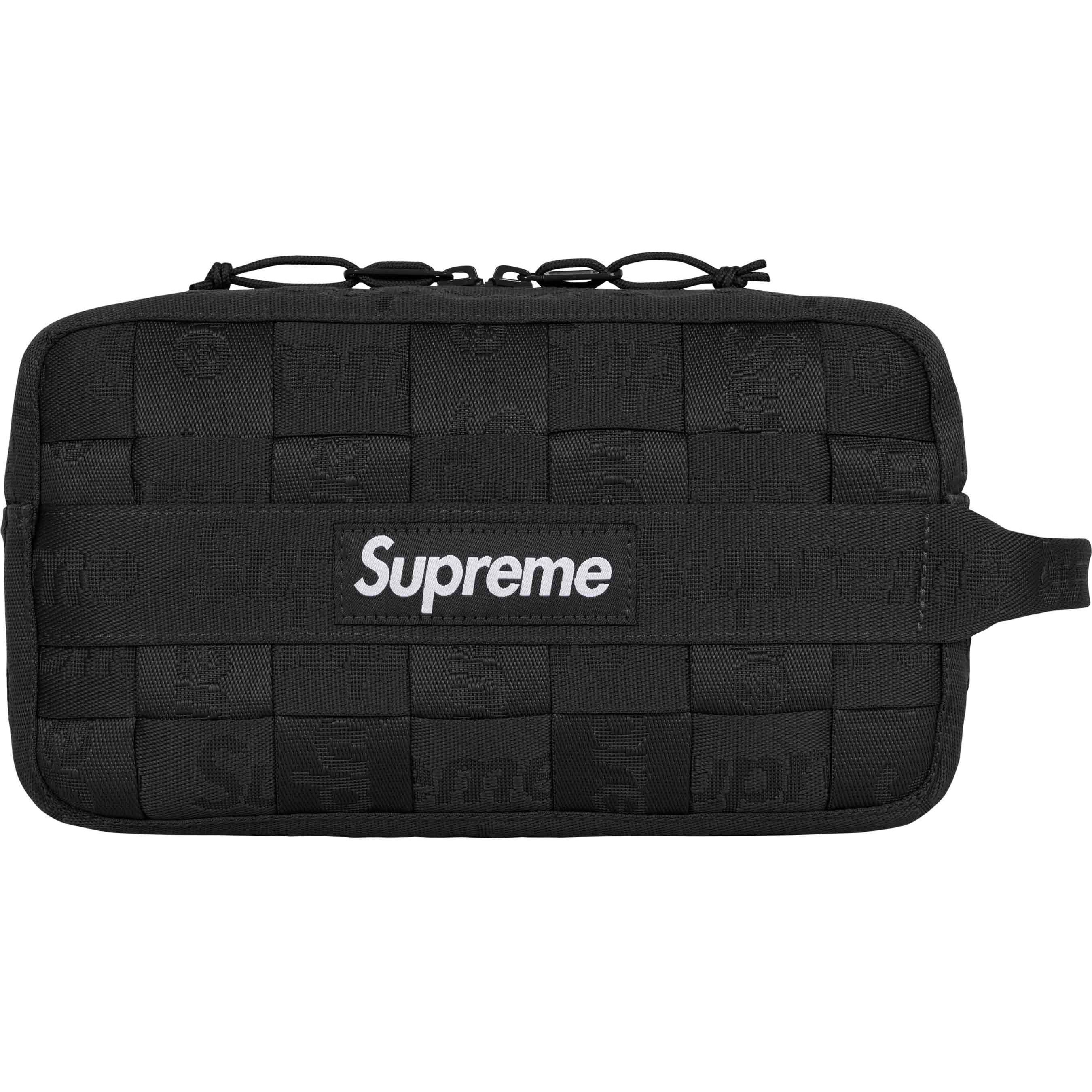 Supreme Woven Utility Bag (SS24) - Black - $78
