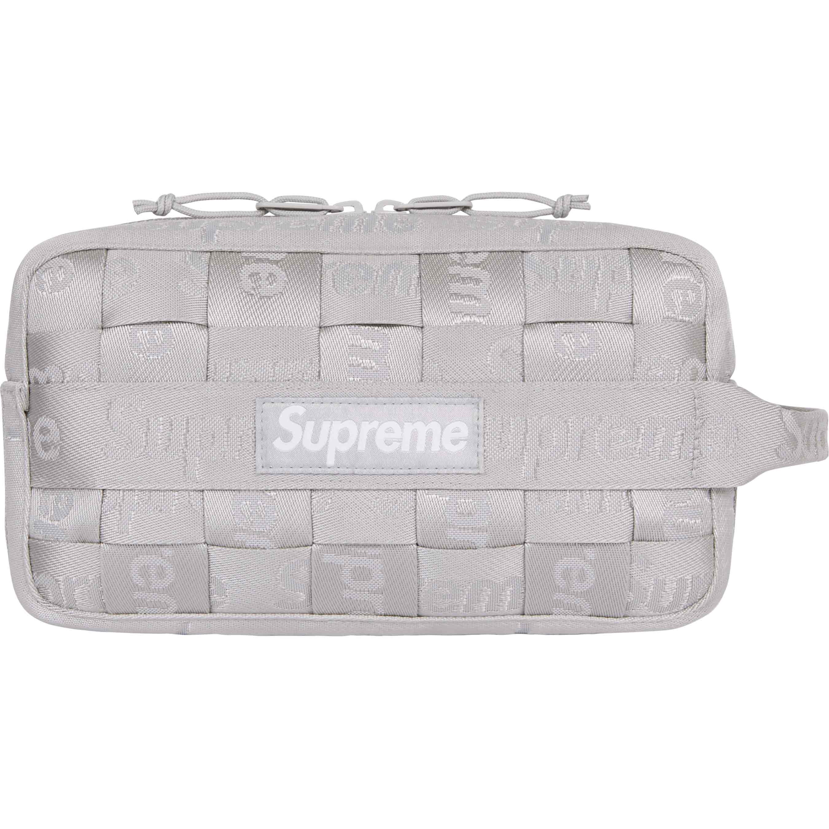 Supreme Woven Utility Bag (SS24) - Grey - $78