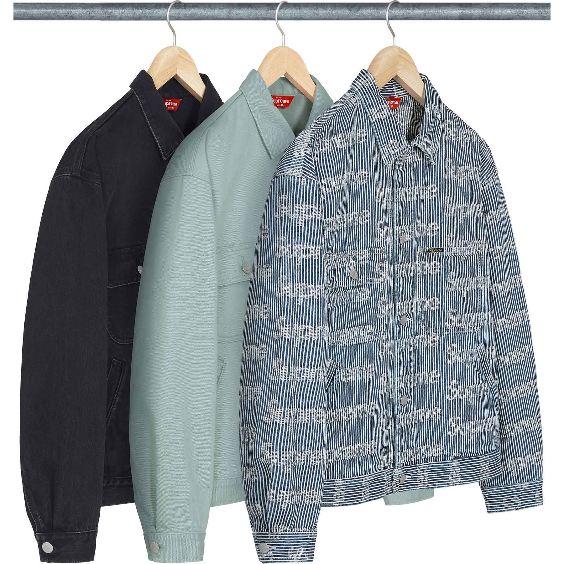Supreme Denim Chore Trucker Jacket releasing on Week 15 for spring summer 2024