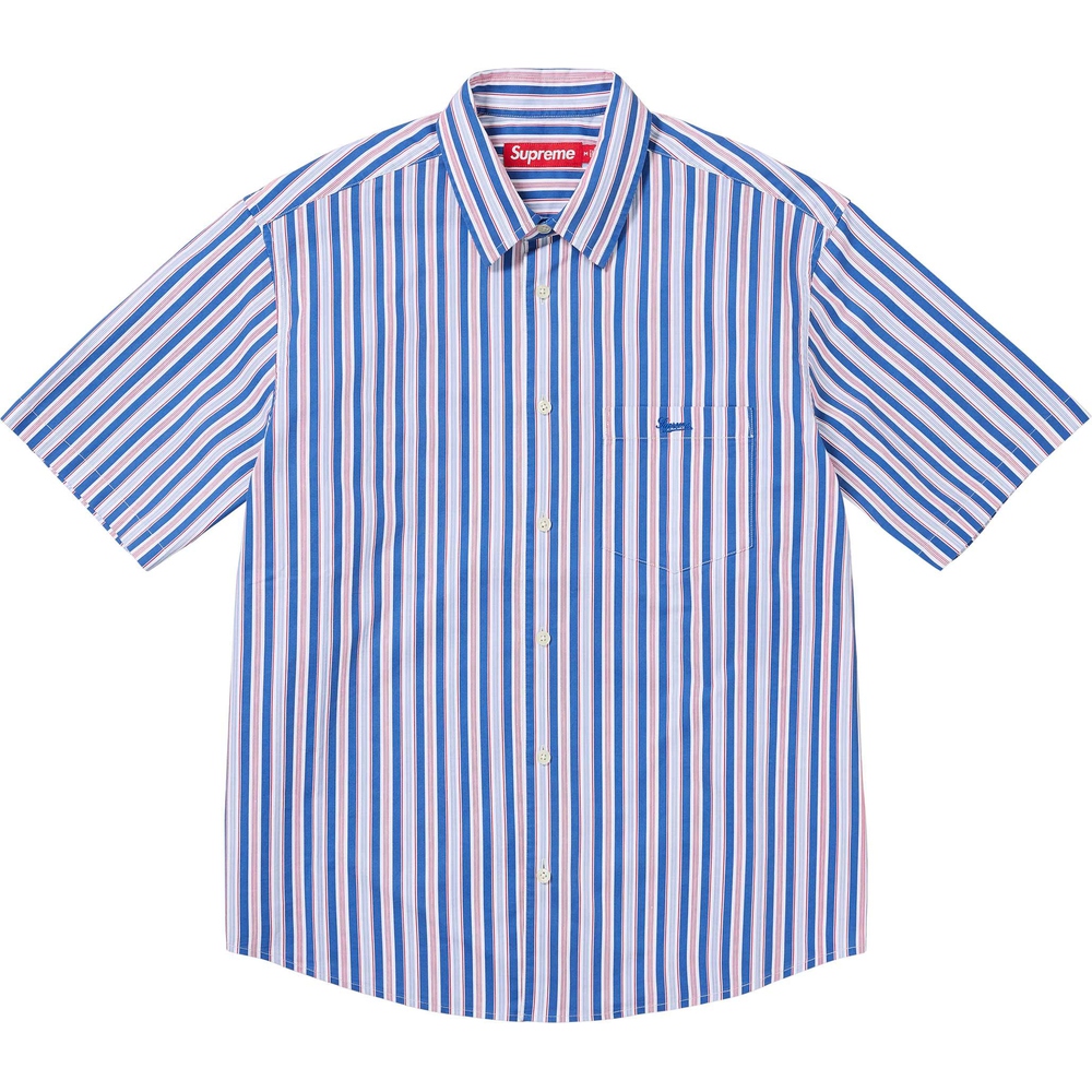 Supreme Loose Fit Multi Stripe S S Shirt (SS24) - $128