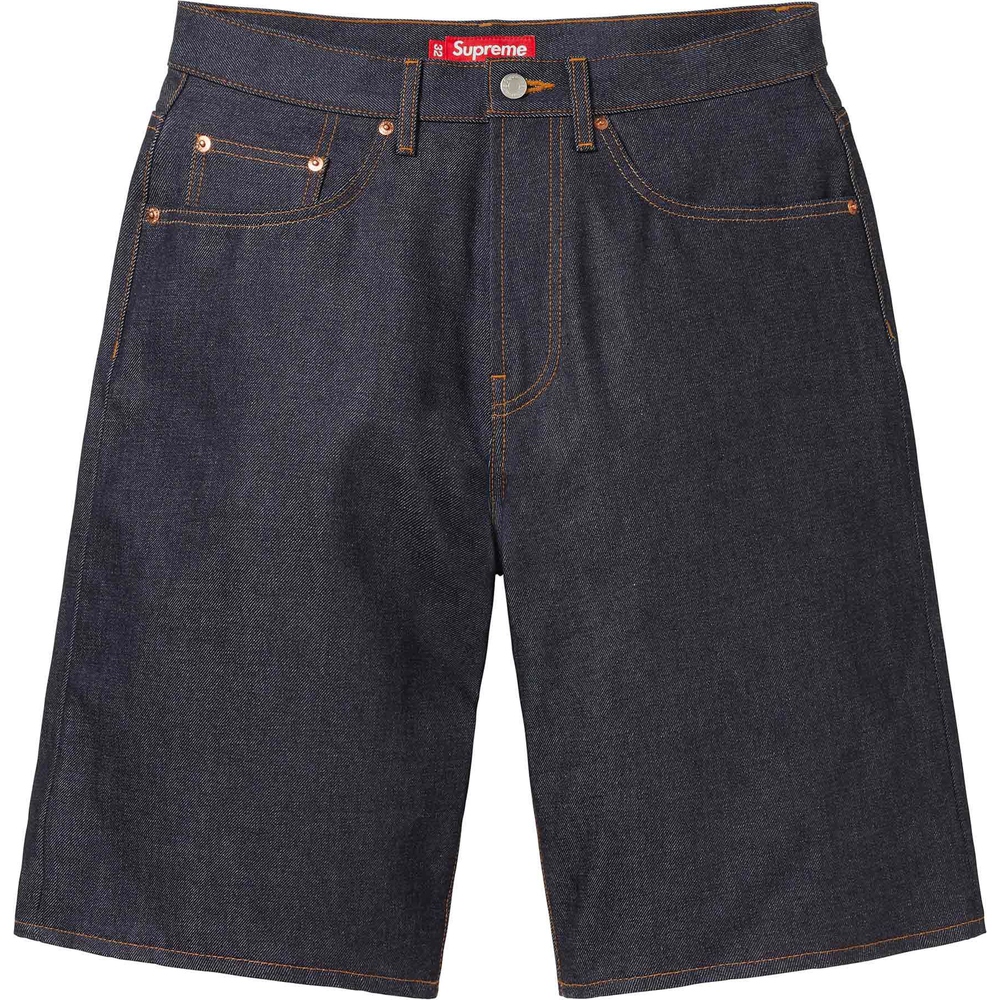 Supreme Rigid Baggy Selvedge Denim Short (SS24) - $168