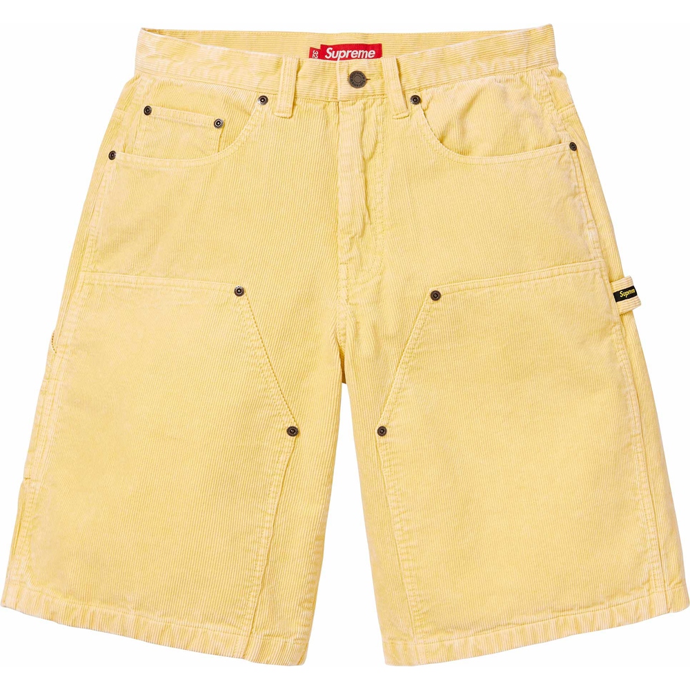Supreme Washed Corduroy Double Knee Painter Short (SS24) - $128