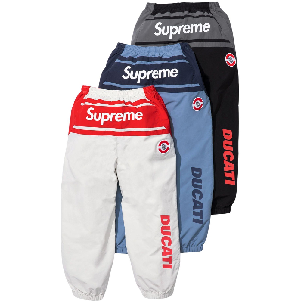Supreme Supreme Ducati Track Pant releasing on Week 16 for spring summer 2024