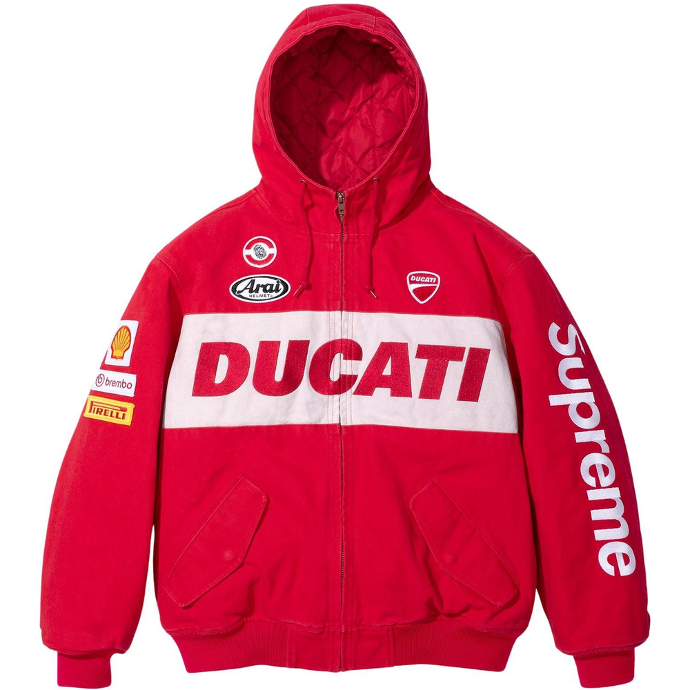 Supreme Supreme Ducati Hooded Racing Jacket (SS24) - $368