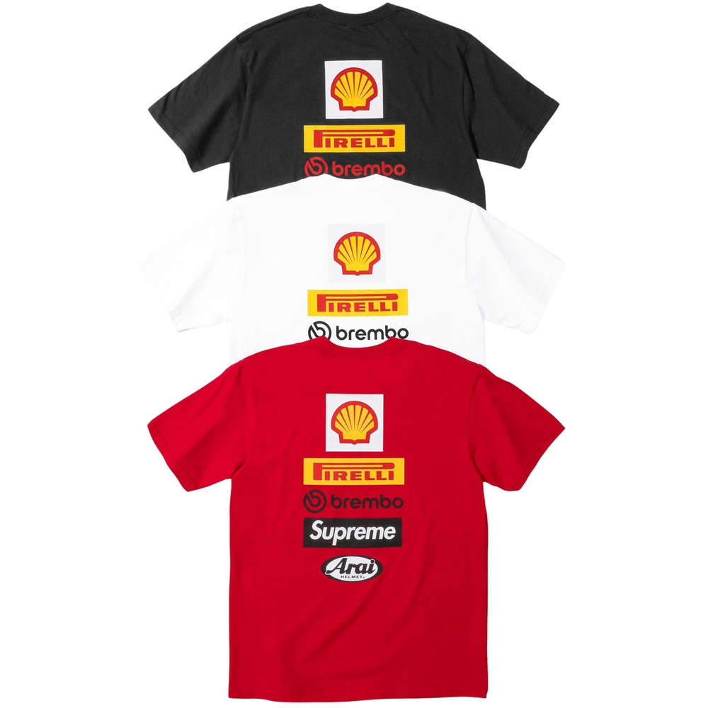 Supreme Supreme Ducati Logos Tee releasing on Week 16 for spring summer 2024