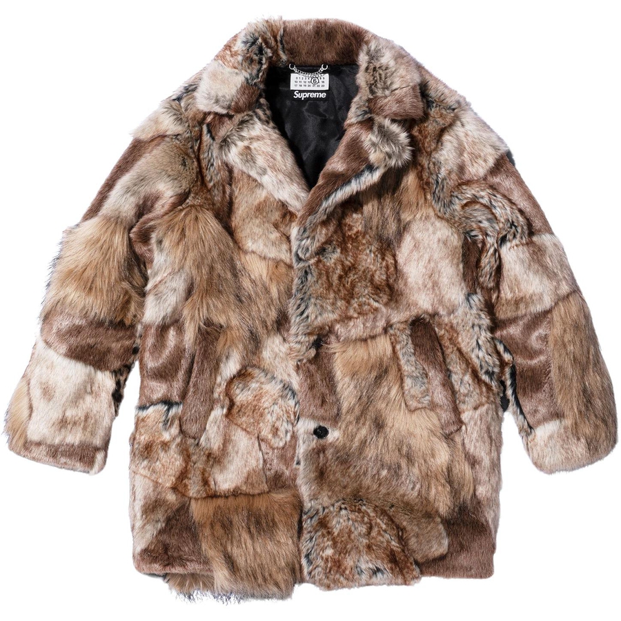 Supreme Supreme MM6 Maison Margiela Patchwork Faux Fur Coat (SS24) - $998