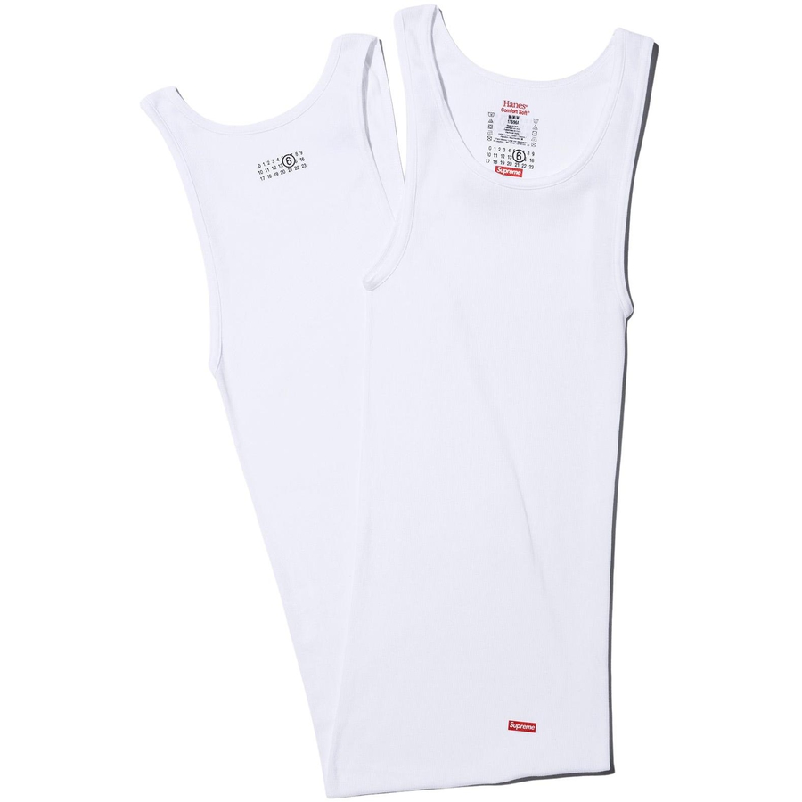 Supreme Supreme MM6 Maison Margiela Hanes Tagless Tank Top (1 Pack) (SS24) - $32