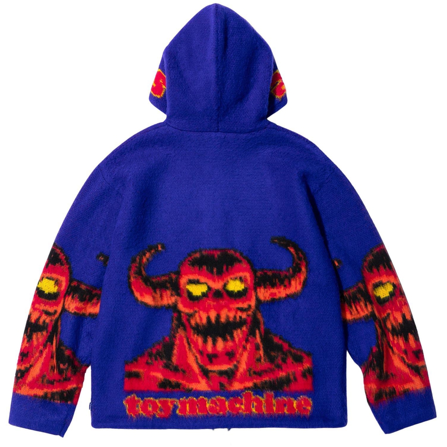Supreme Supreme Toy Machine Zip Up Hooded Sweater (SS24) - $228