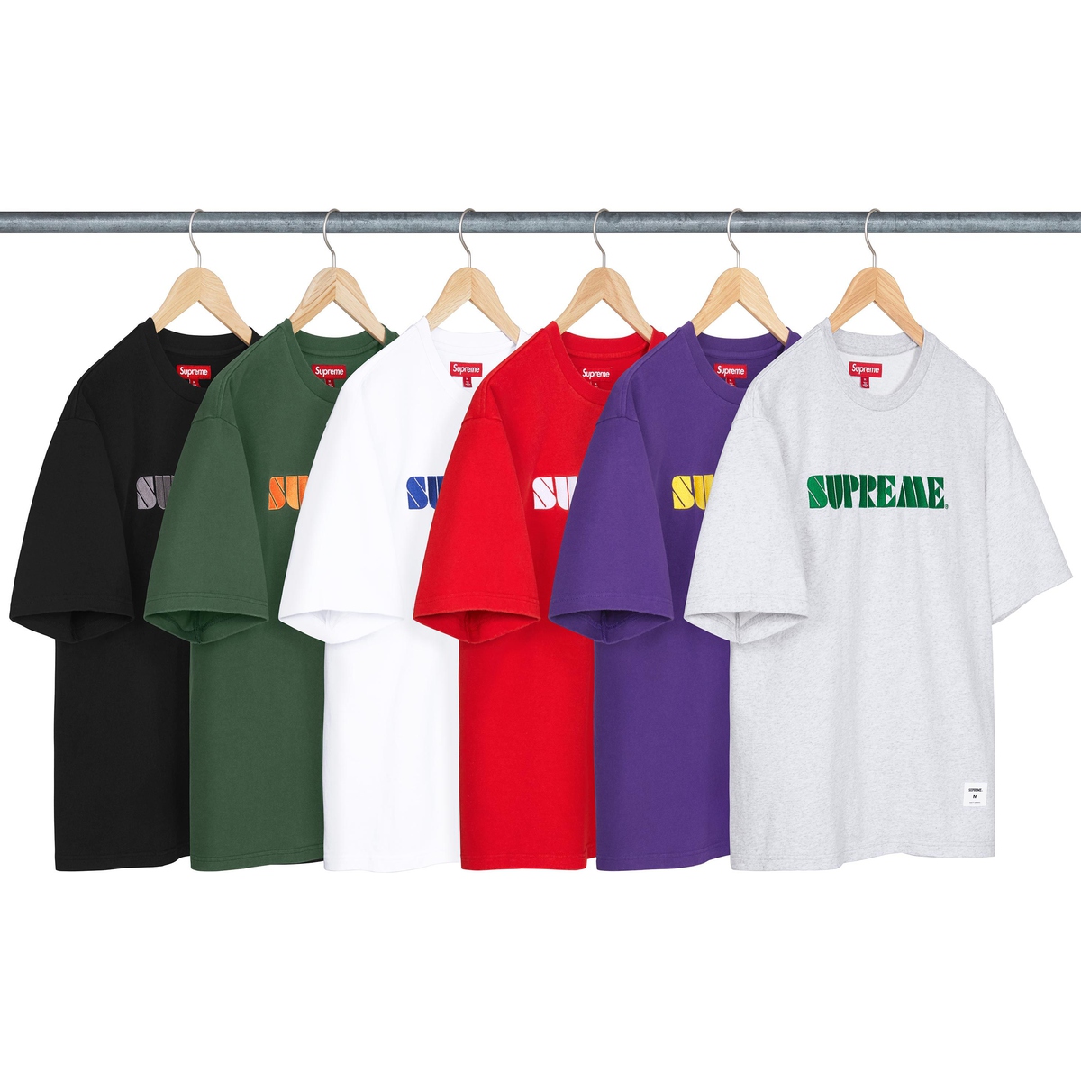 Supreme Stencil Embroidered S S Top (SS24) - $78