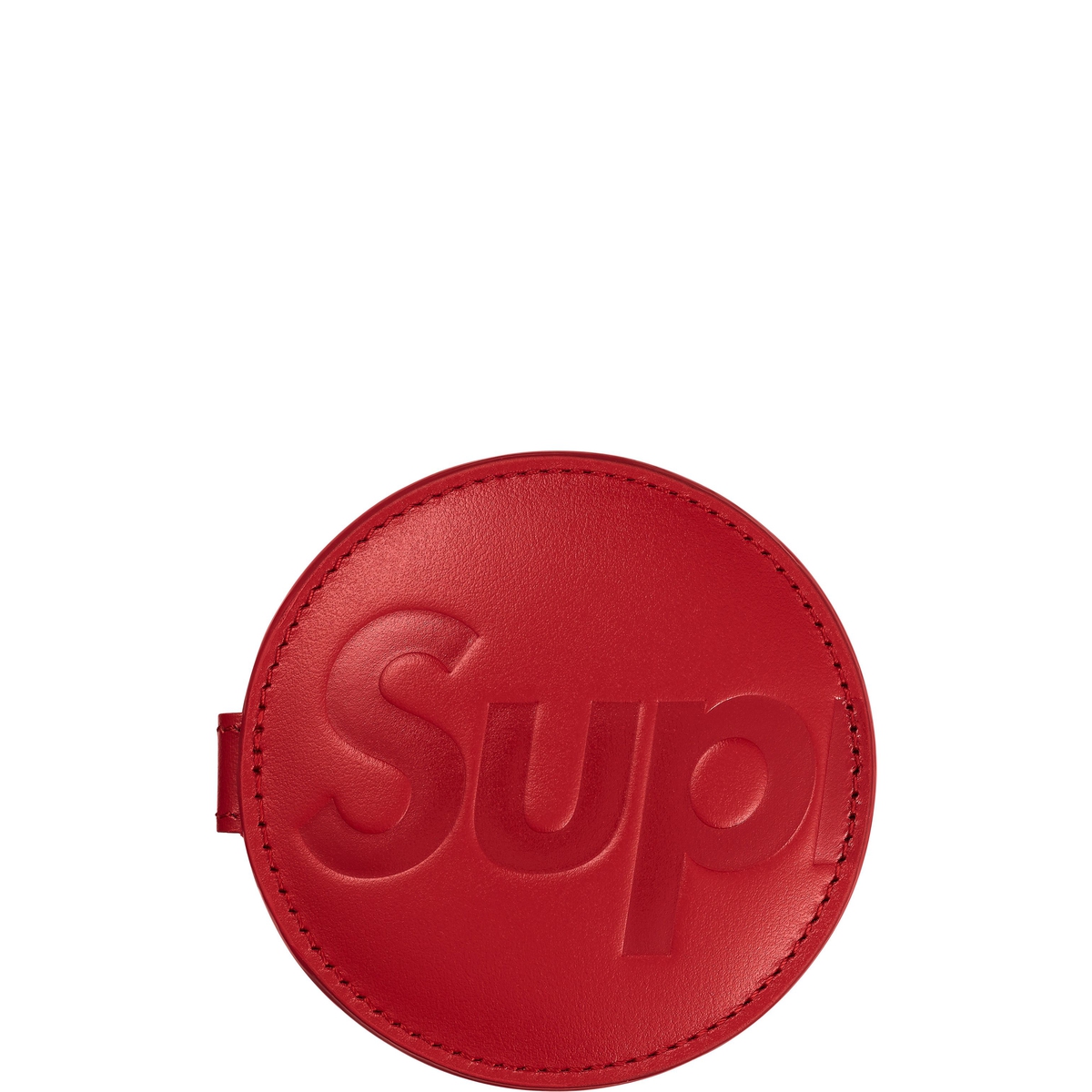 Supreme Leather Pocket Mirror (SS25) - Red - $110