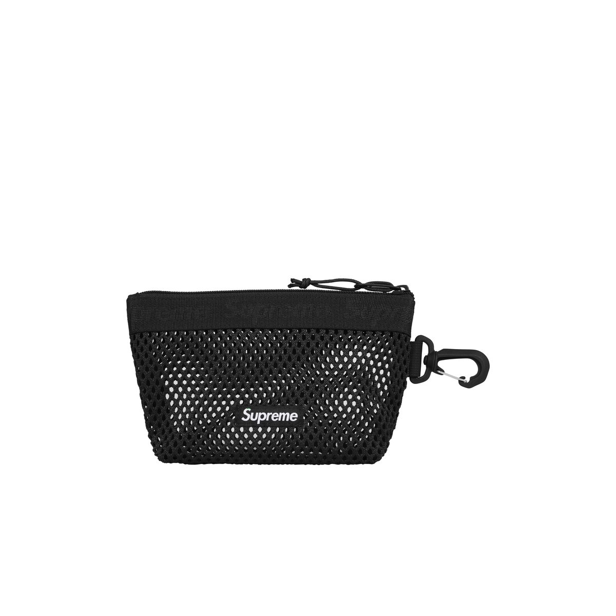 Supreme Mesh Mini Pouch (SS25) - Black - $30