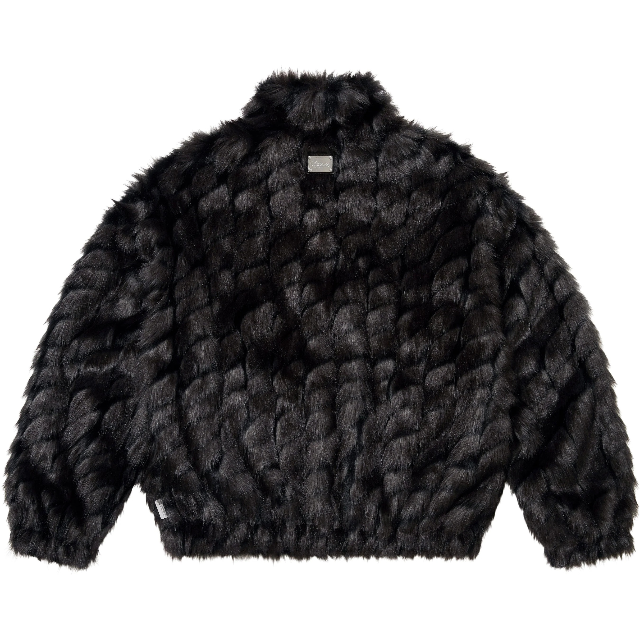 Supreme 2-Tone WINDSTOPPER Faux Fur Jacket (SS25) - Black - $398