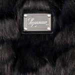 Supreme 2-Tone WINDSTOPPER Faux Fur Jacket (SS25) - Black