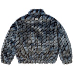 Supreme 2-Tone WINDSTOPPER Faux Fur Jacket (SS25) - Blue