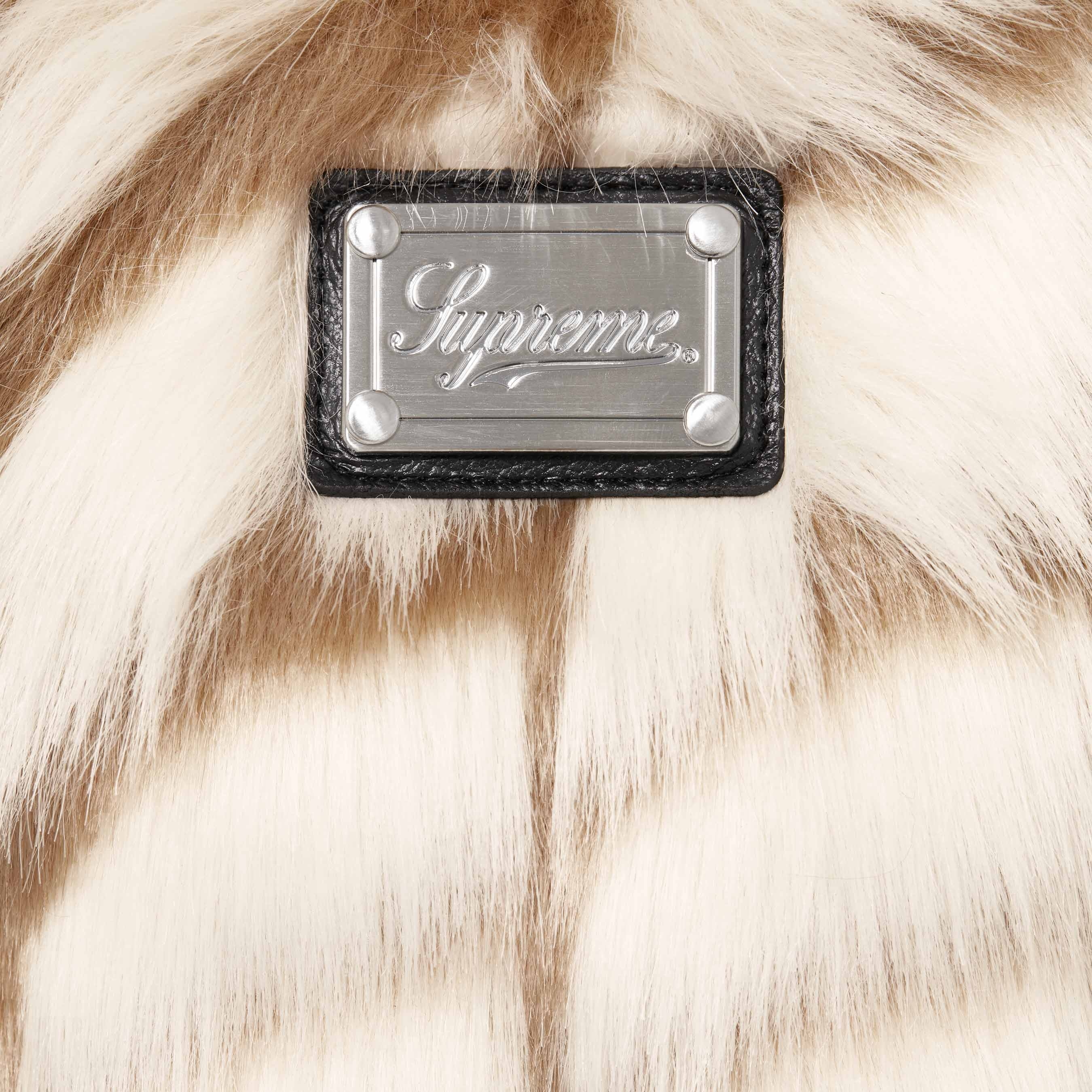 Supreme 2-Tone WINDSTOPPER Faux Fur Jacket (SS25) - Tan - $398