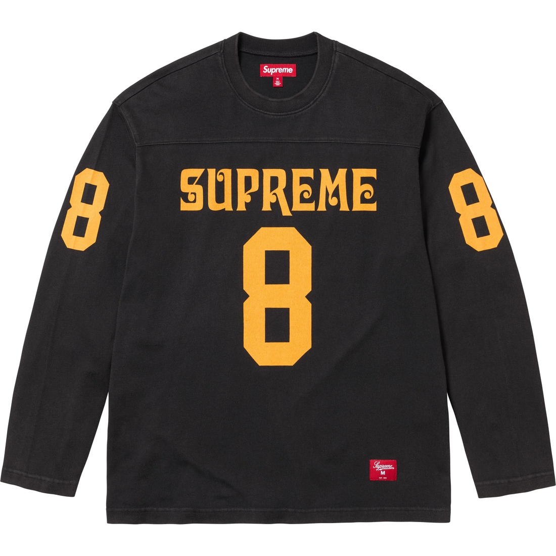 Supreme Affiliated L S Football Top (SS25) - Black - $110