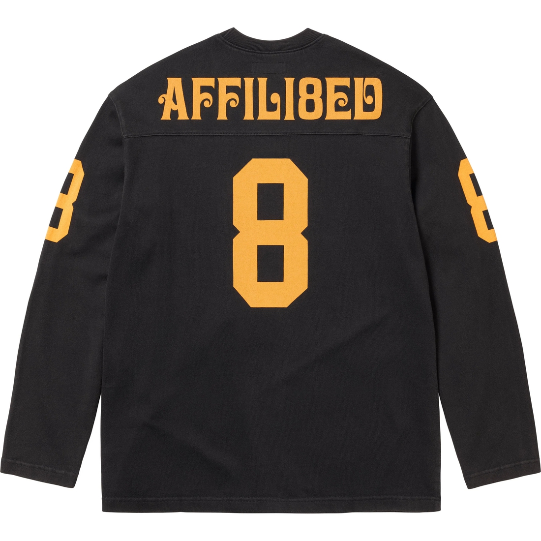 Supreme Affiliated L S Football Top (SS25) - Black - $110