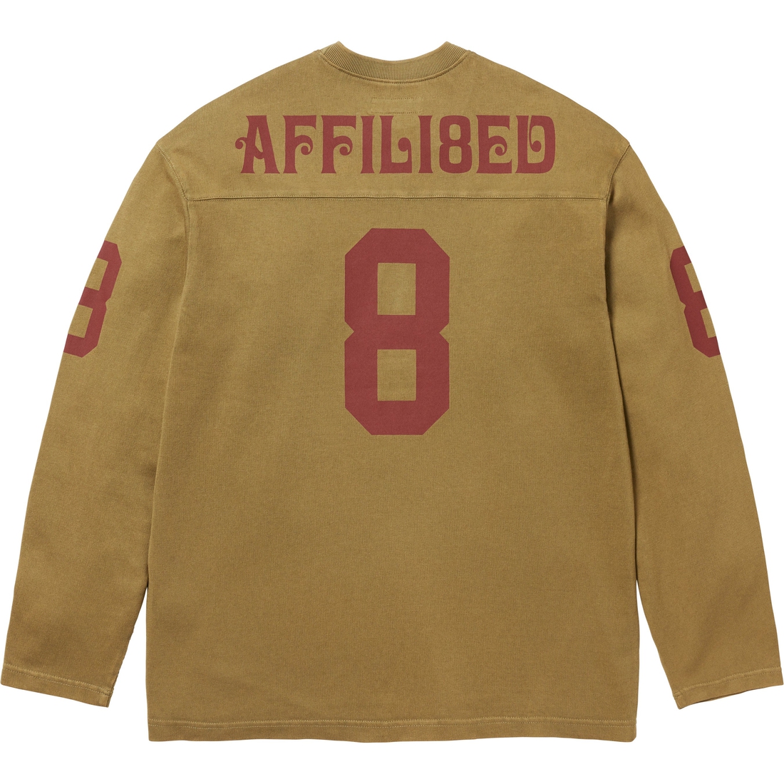 Supreme Affiliated L S Football Top (SS25) - Light Olive - $110